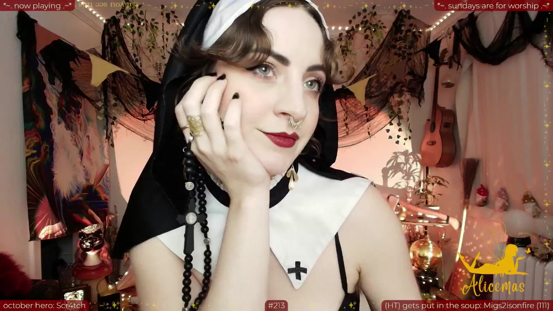 Gallery image thumbnail from aliceisonfire's myfreecams stream on, 10/20/2025, 06:33 image 17 of 20
