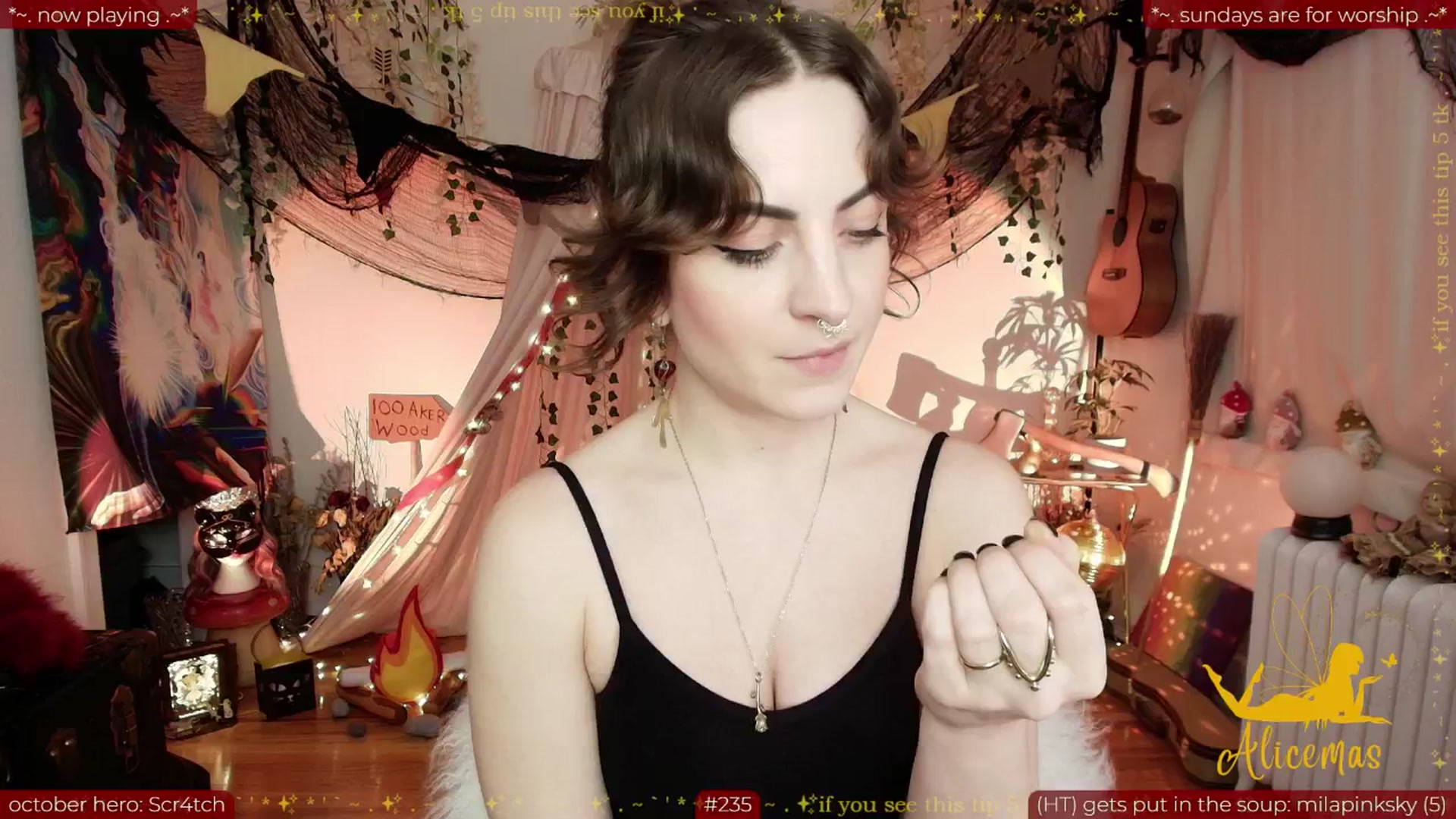 Gallery image thumbnail from aliceisonfire's myfreecams stream on, 10/22/2025, 07:19 image 1 of 20