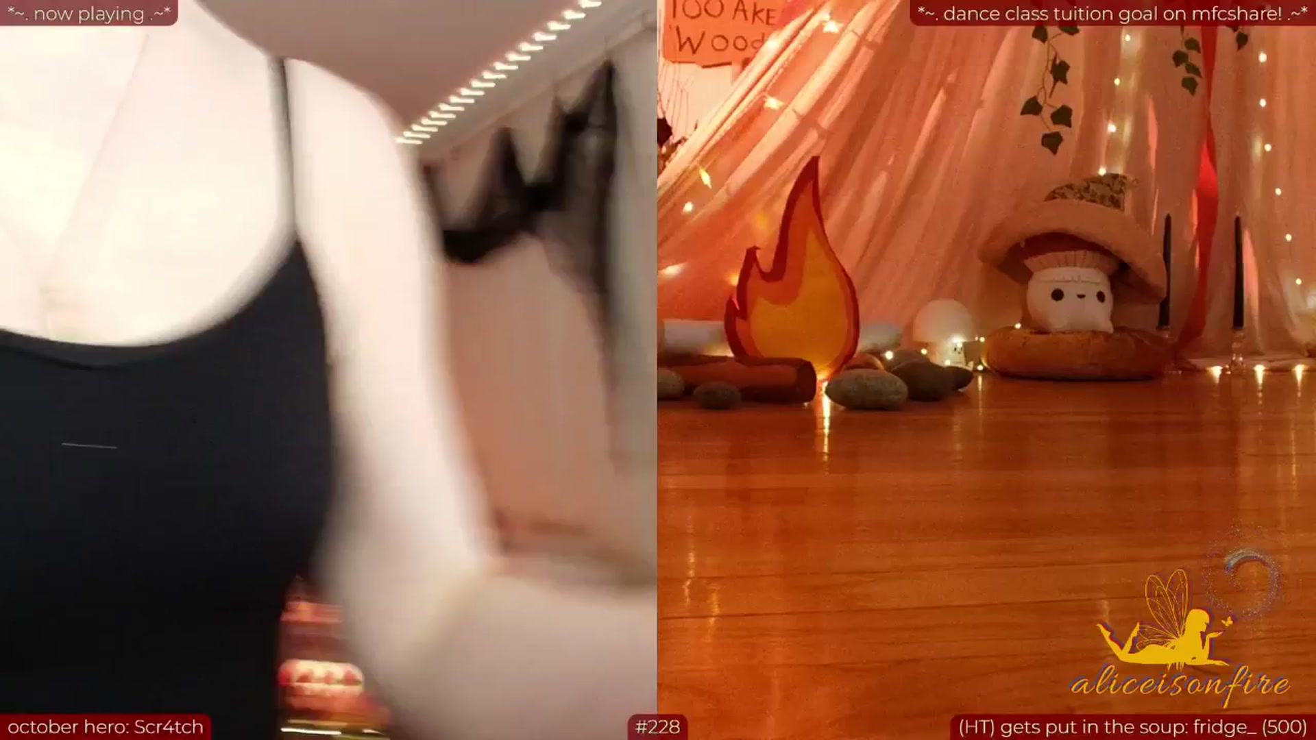 Gallery image thumbnail from aliceisonfire's myfreecams stream on, 10/22/2025, 07:19 image 14 of 20