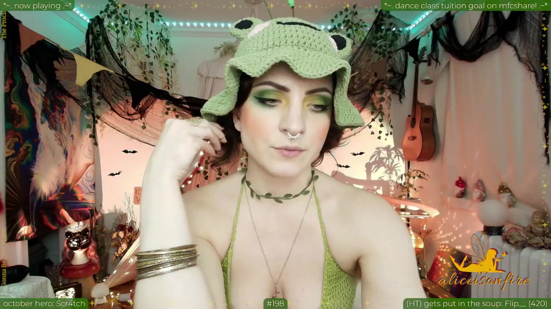 Gallery image thumbnail from aliceisonfire's myfreecams stream on, 10/30/2025, 10:39 image 2 of 20