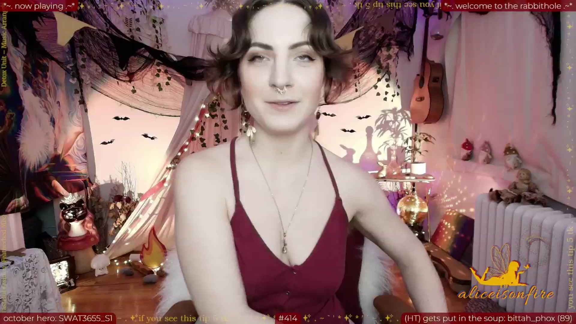 Gallery image thumbnail from aliceisonfire's myfreecams stream on, 11/04/2025, 07:42 image 11 of 20
