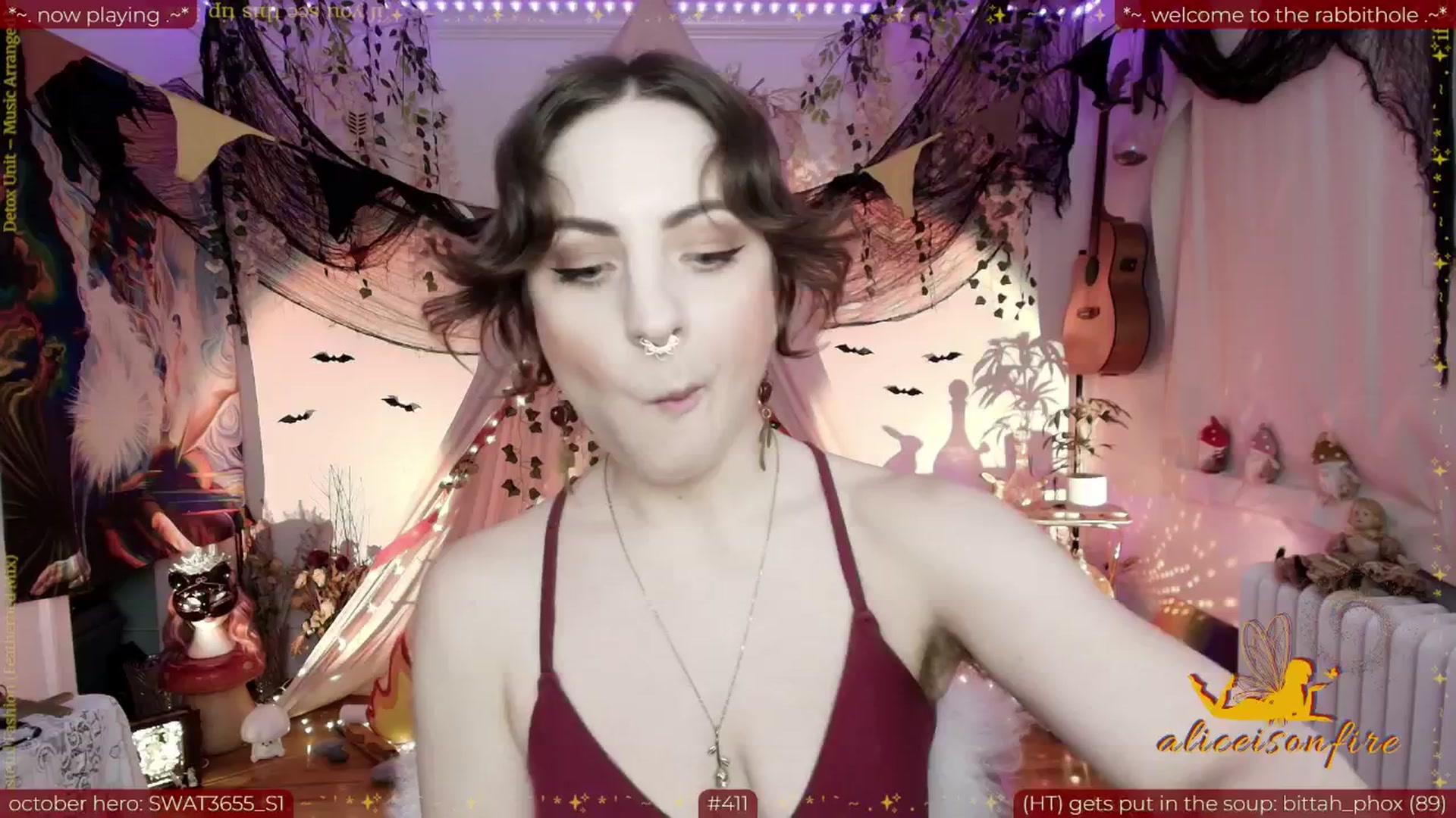 Gallery image thumbnail from aliceisonfire's myfreecams stream on, 11/04/2025, 07:42 image 2 of 20