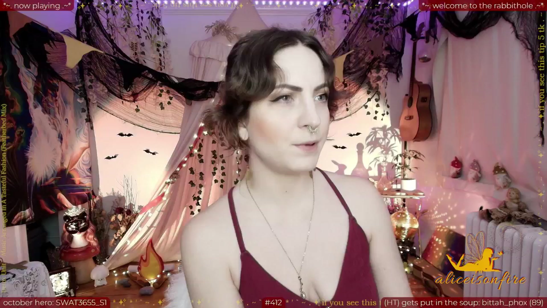 Gallery image thumbnail from aliceisonfire's myfreecams stream on, 11/04/2025, 07:42 image 5 of 20