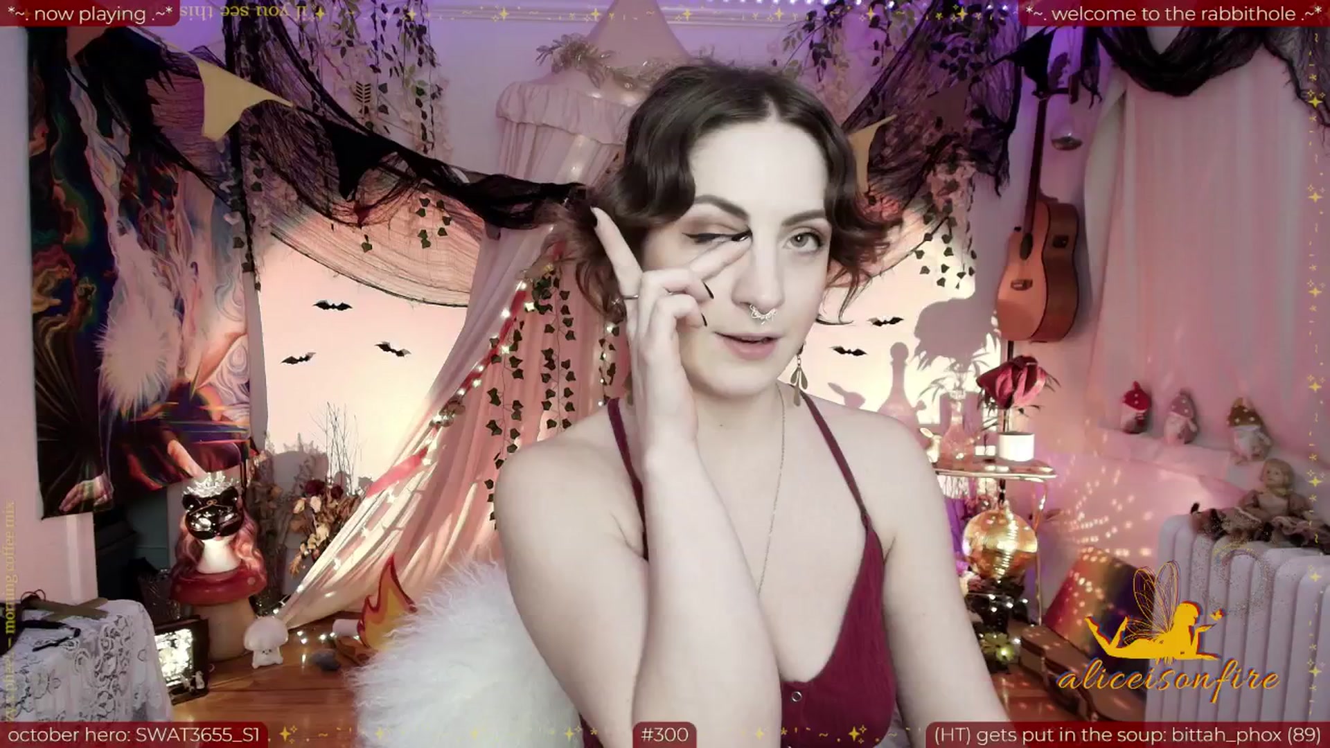 Gallery image thumbnail from aliceisonfire's myfreecams stream on, 11/04/2025, 12:11 image 2 of 20