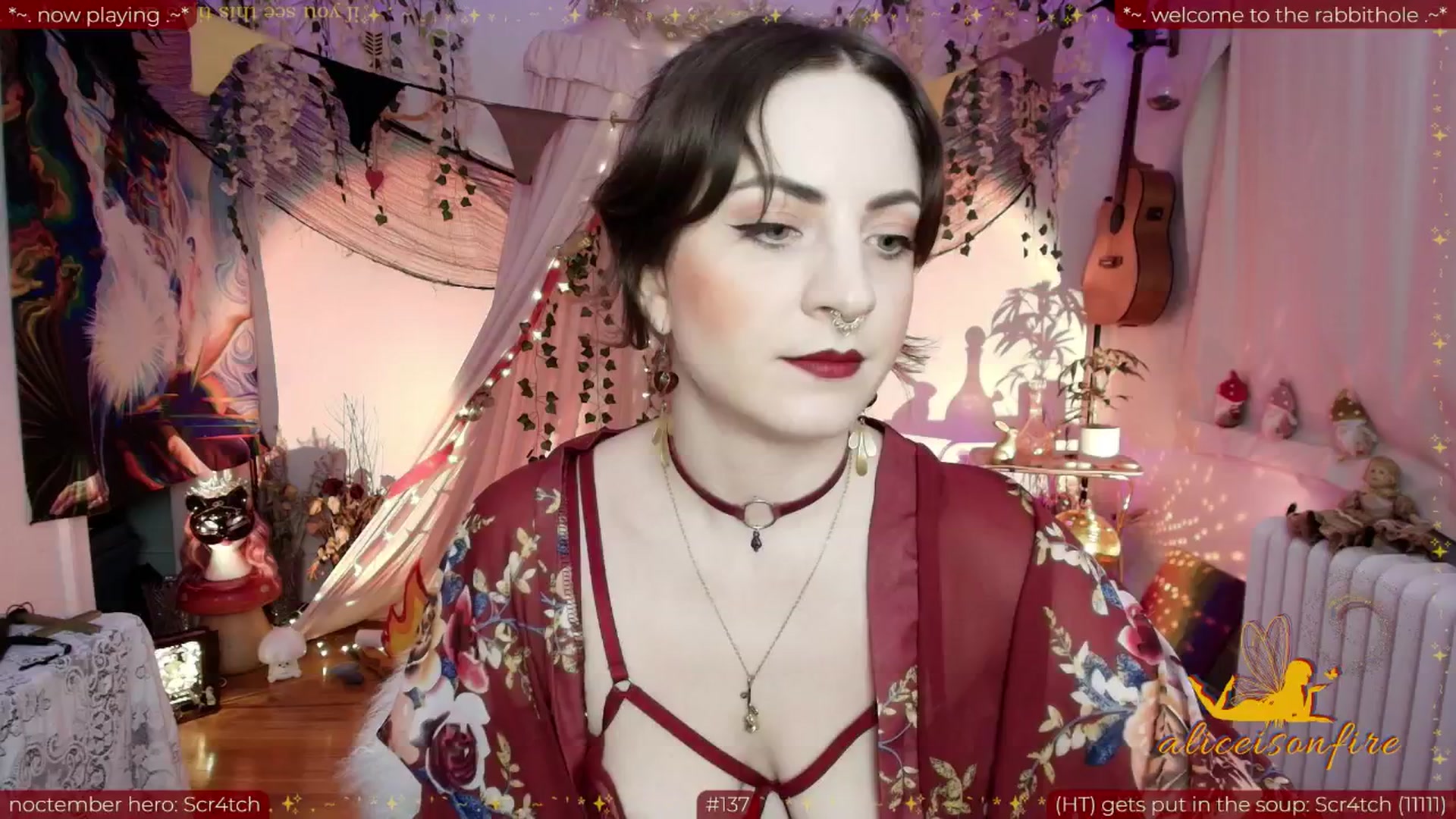 Gallery image thumbnail from aliceisonfire's myfreecams stream on, 11/05/2025, 08:32 image 2 of 20