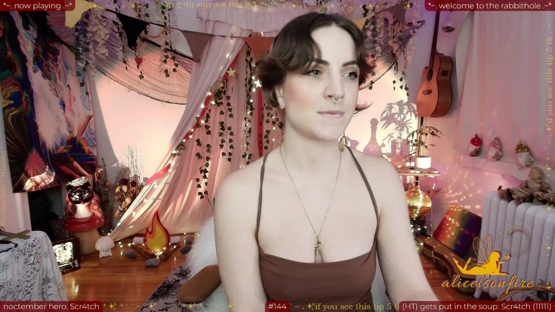 Gallery image thumbnail from aliceisonfire's myfreecams stream on, 11/06/2025, 08:42 image 7 of 20