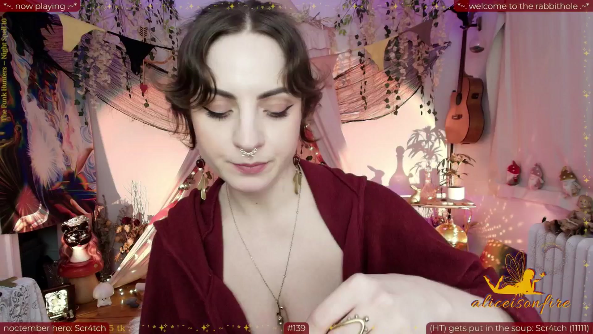 Gallery image thumbnail from aliceisonfire's myfreecams stream on, 11/06/2025, 11:27 image 9 of 20