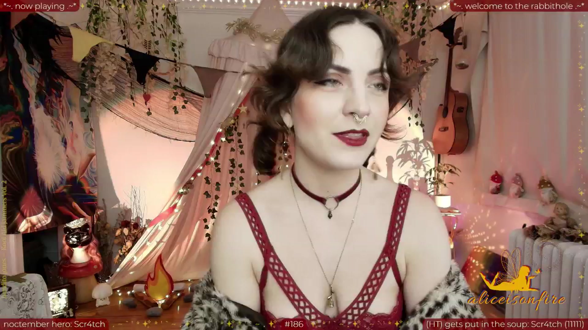 Gallery image thumbnail from aliceisonfire's myfreecams stream on, 11/08/2025, 10:17 image 6 of 20