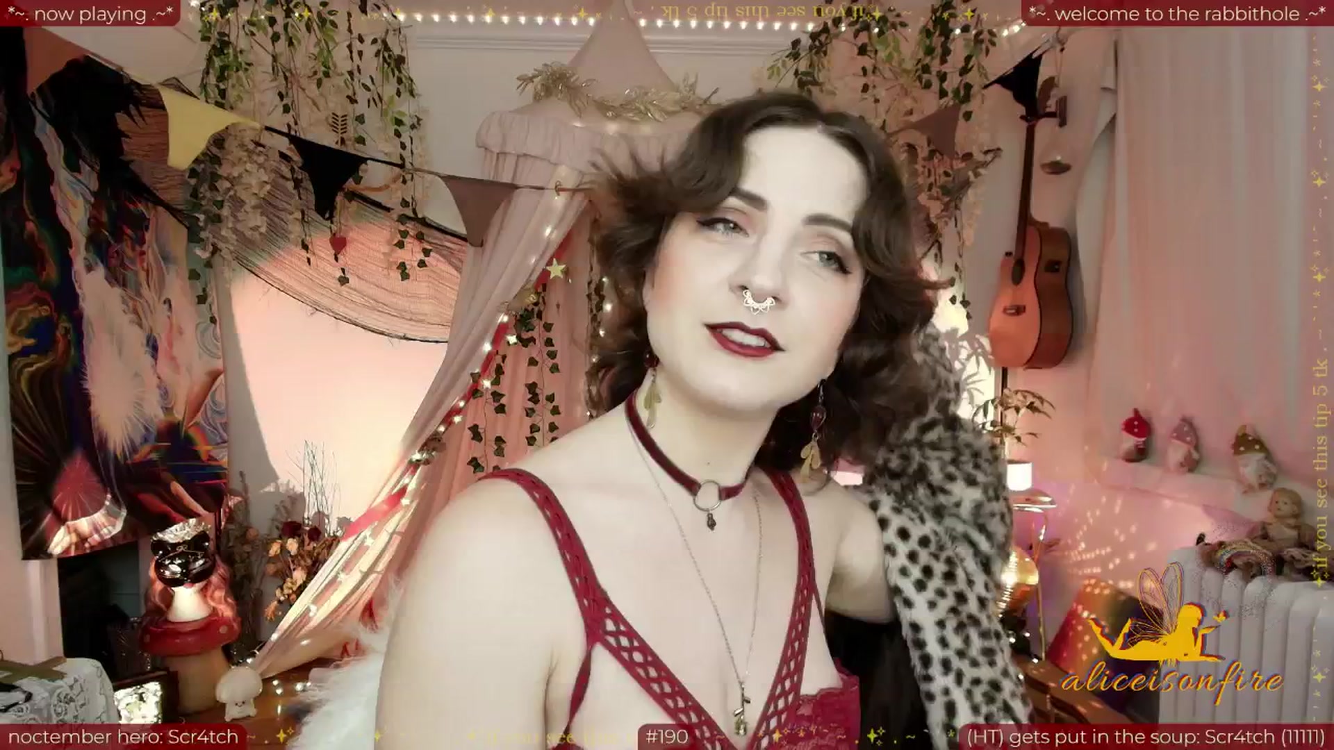 Gallery image thumbnail from aliceisonfire's myfreecams stream on, 11/08/2025, 10:17 image 2 of 20