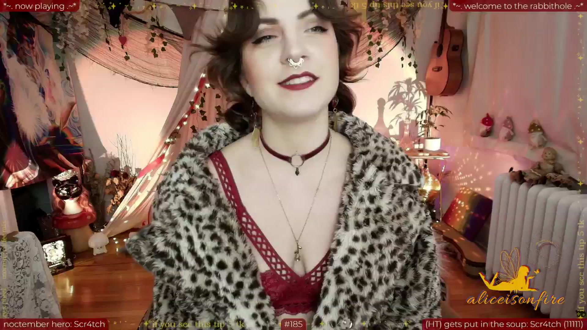 Gallery image thumbnail from aliceisonfire's myfreecams stream on, 11/08/2025, 10:17 image 9 of 20