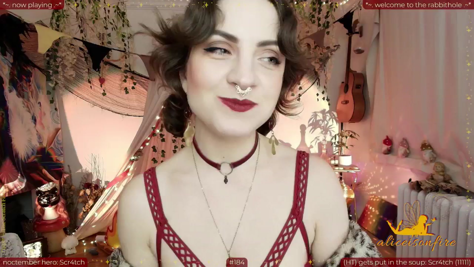 Gallery image thumbnail from aliceisonfire's myfreecams stream on, 11/08/2025, 10:17 image 7 of 20