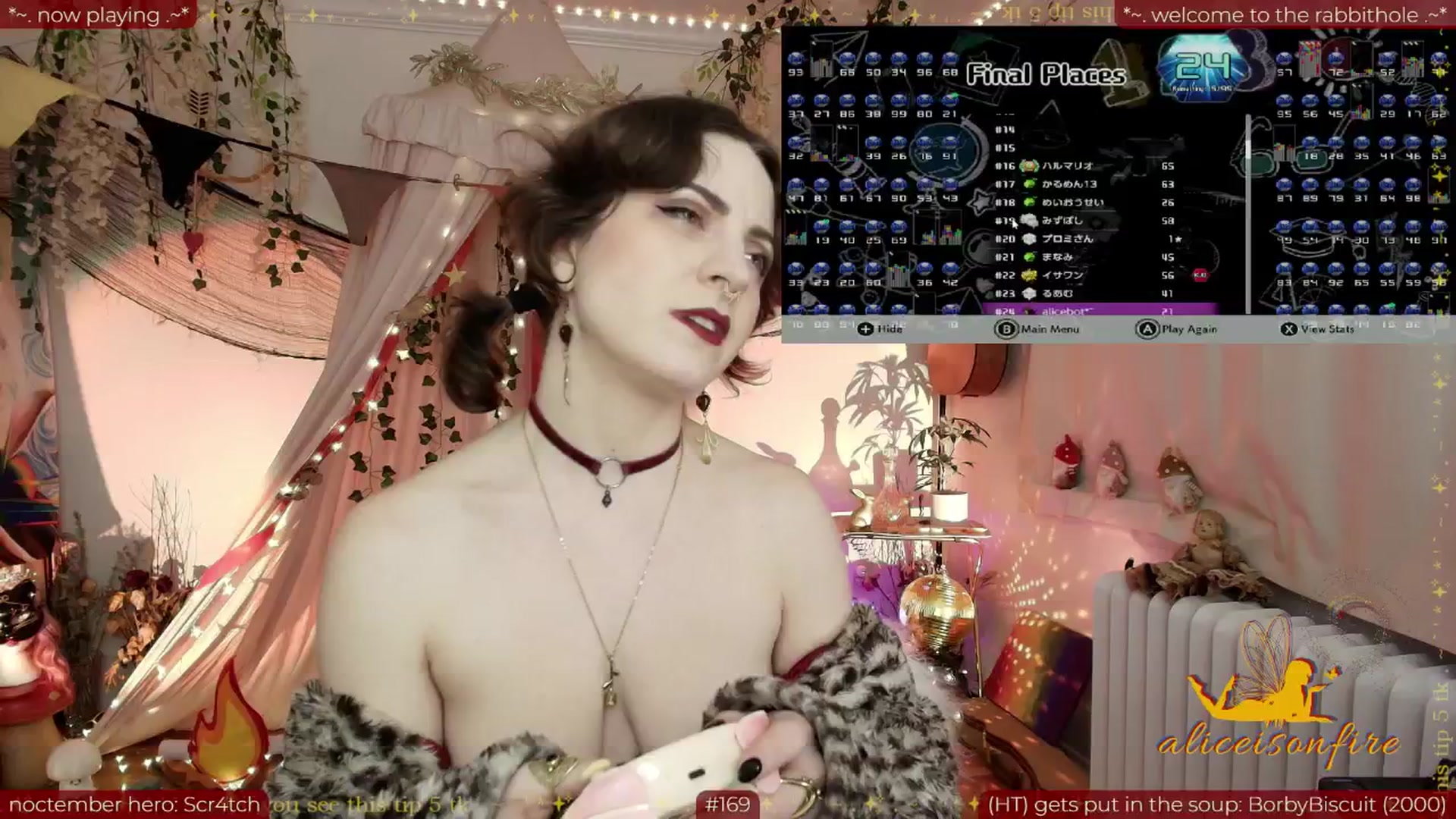 Gallery image thumbnail from aliceisonfire's myfreecams stream on, 11/08/2025, 11:28 image 1 of 20