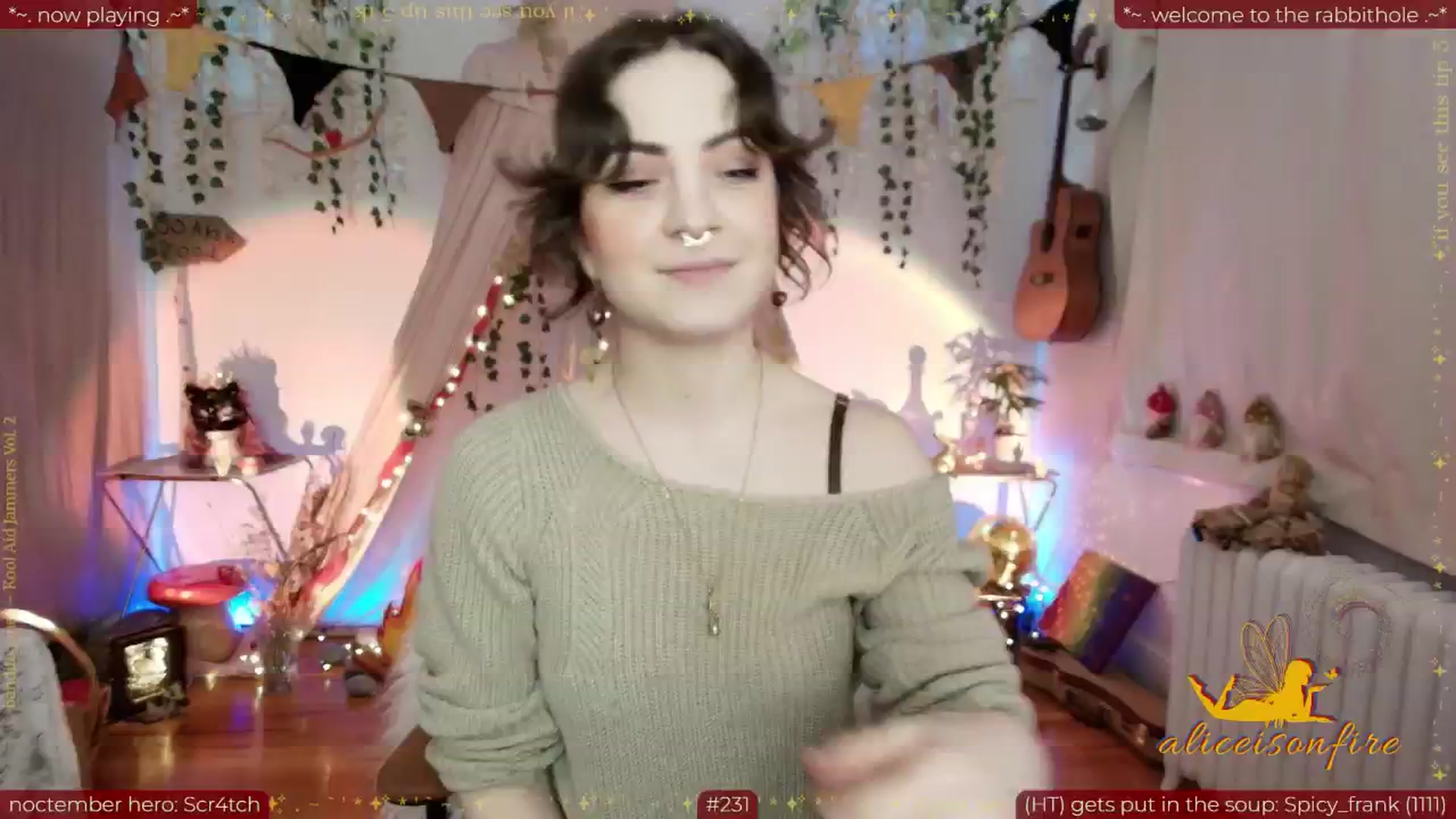 Gallery image thumbnail from aliceisonfire's myfreecams stream on, 11/11/2025, 09:29 image 6 of 20