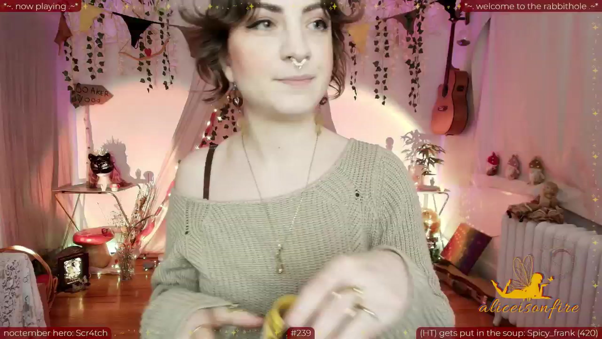 Gallery image thumbnail from aliceisonfire's myfreecams stream on, 11/11/2025, 09:29 image 4 of 20