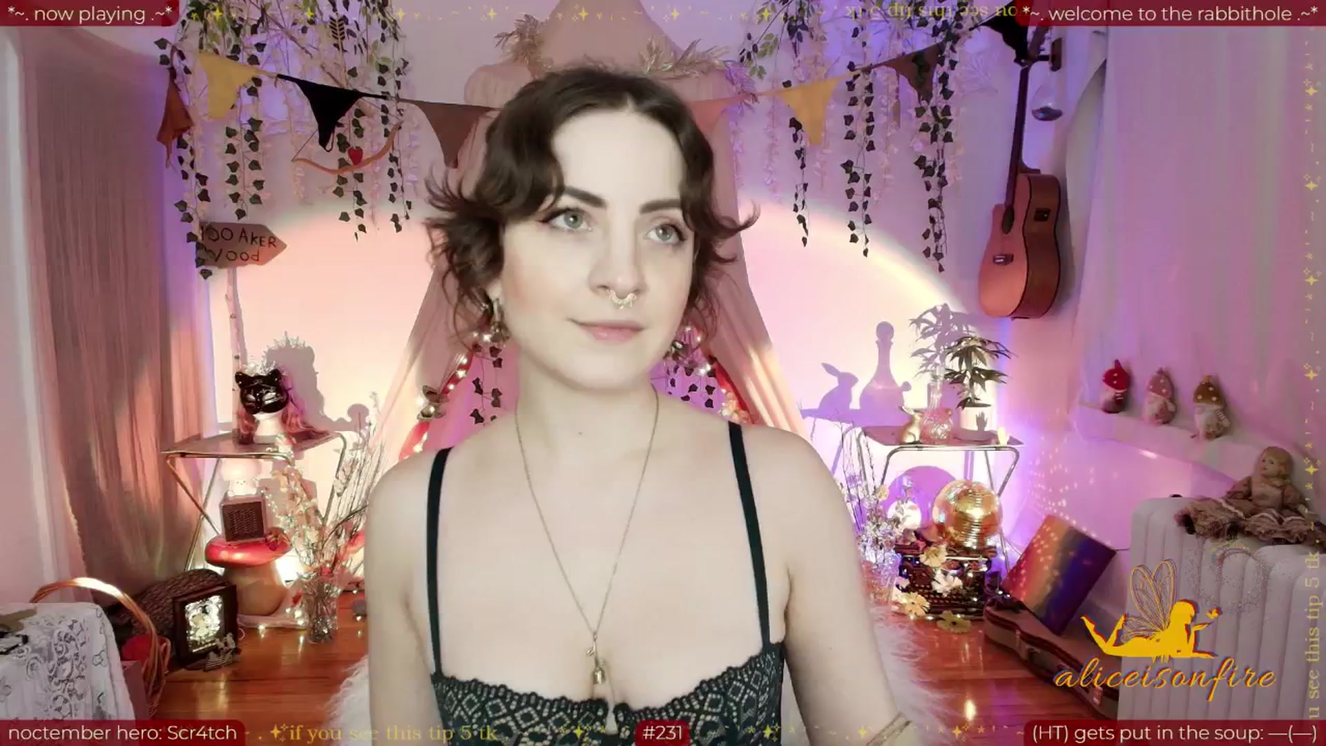 Gallery image thumbnail from aliceisonfire's myfreecams stream on, 11/12/2025, 09:14 image 1 of 20