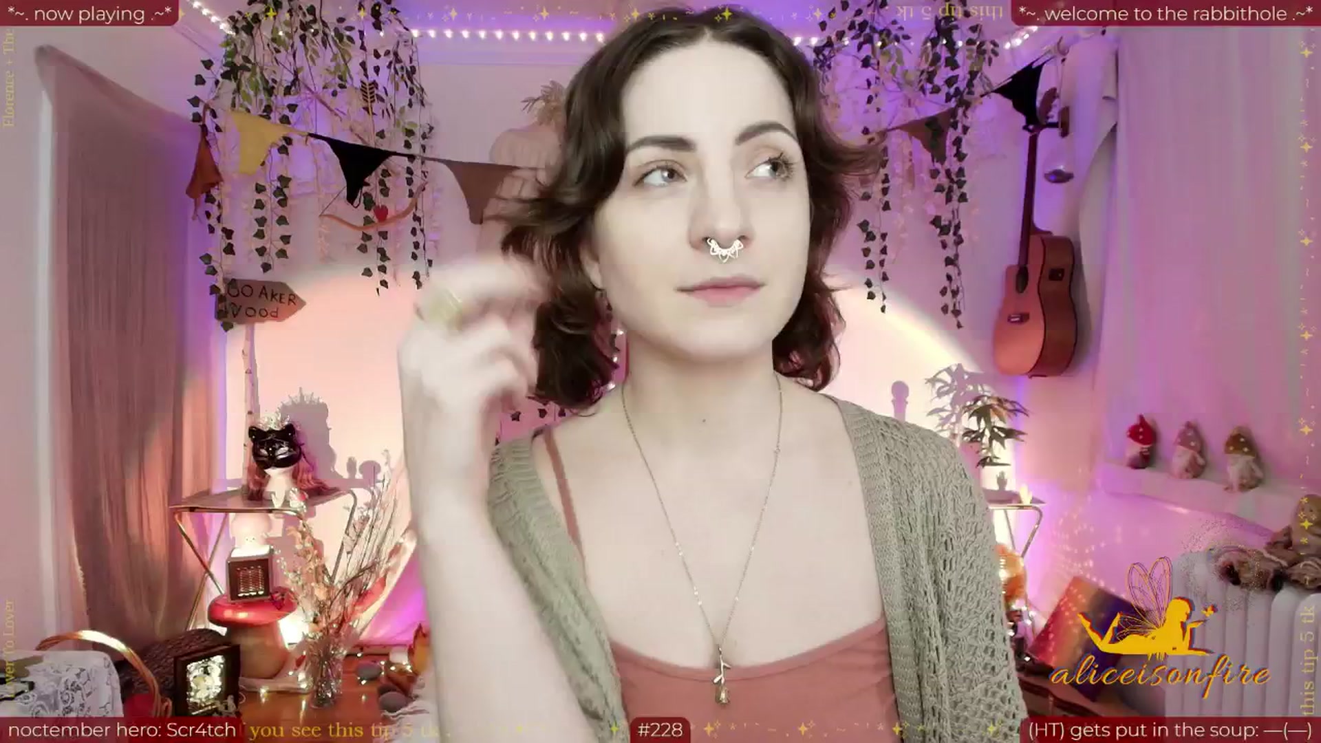Gallery image thumbnail from aliceisonfire's myfreecams stream on, 11/13/2025, 09:21 image 1 of 20