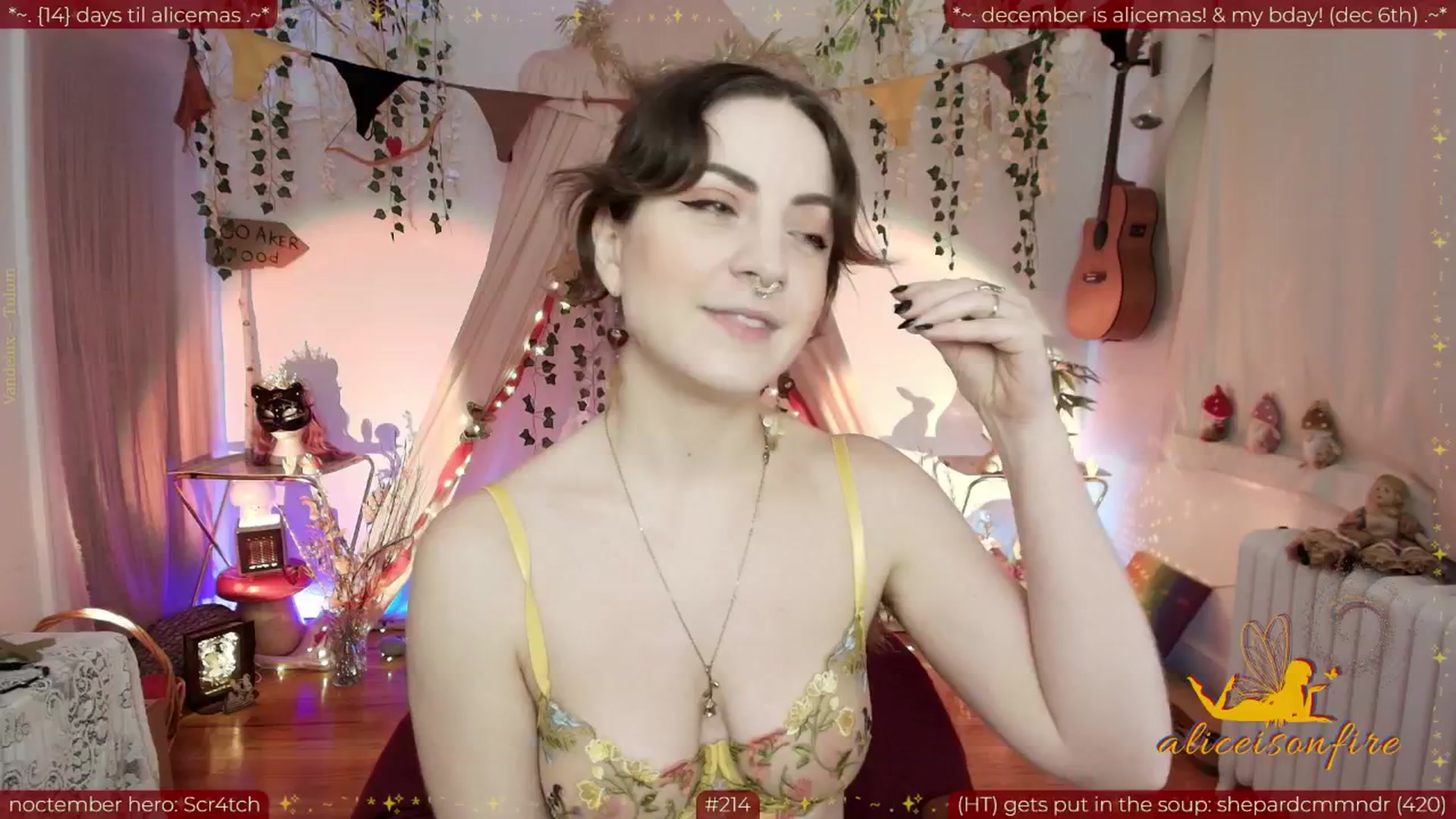 Gallery image thumbnail from aliceisonfire's myfreecams stream on, 11/17/2025, 07:05 image 11 of 20