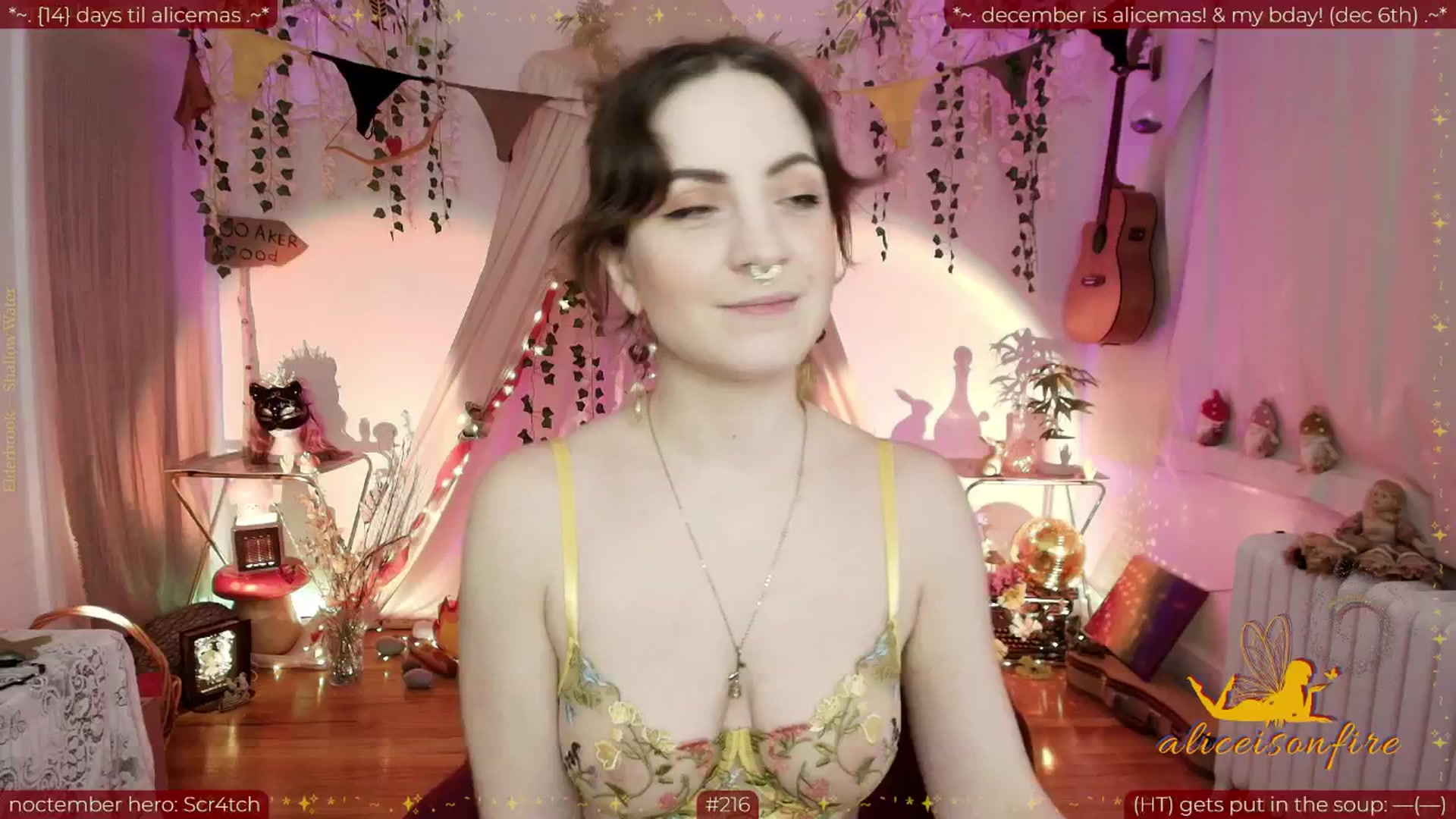 Gallery image thumbnail from aliceisonfire's myfreecams stream on, 11/17/2025, 07:05 image 3 of 20