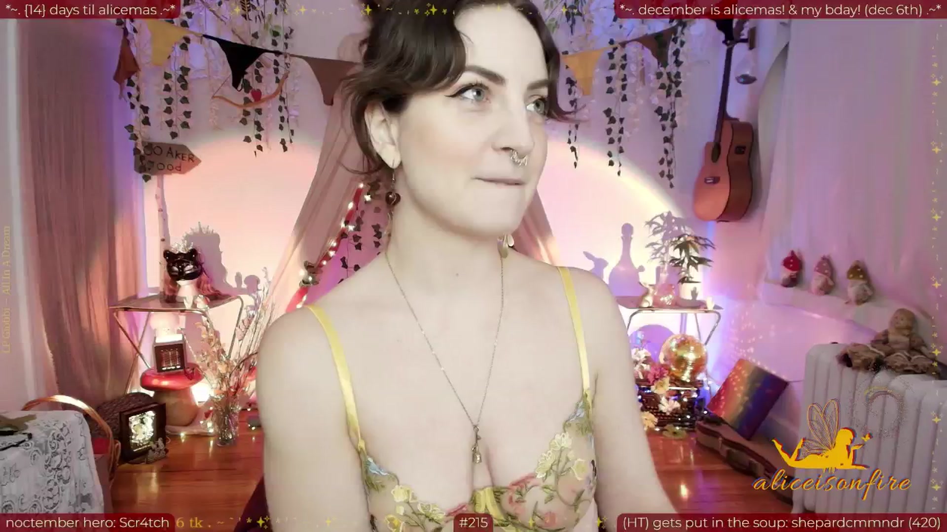 Gallery image thumbnail from aliceisonfire's myfreecams stream on, 11/17/2025, 07:05 image 17 of 20