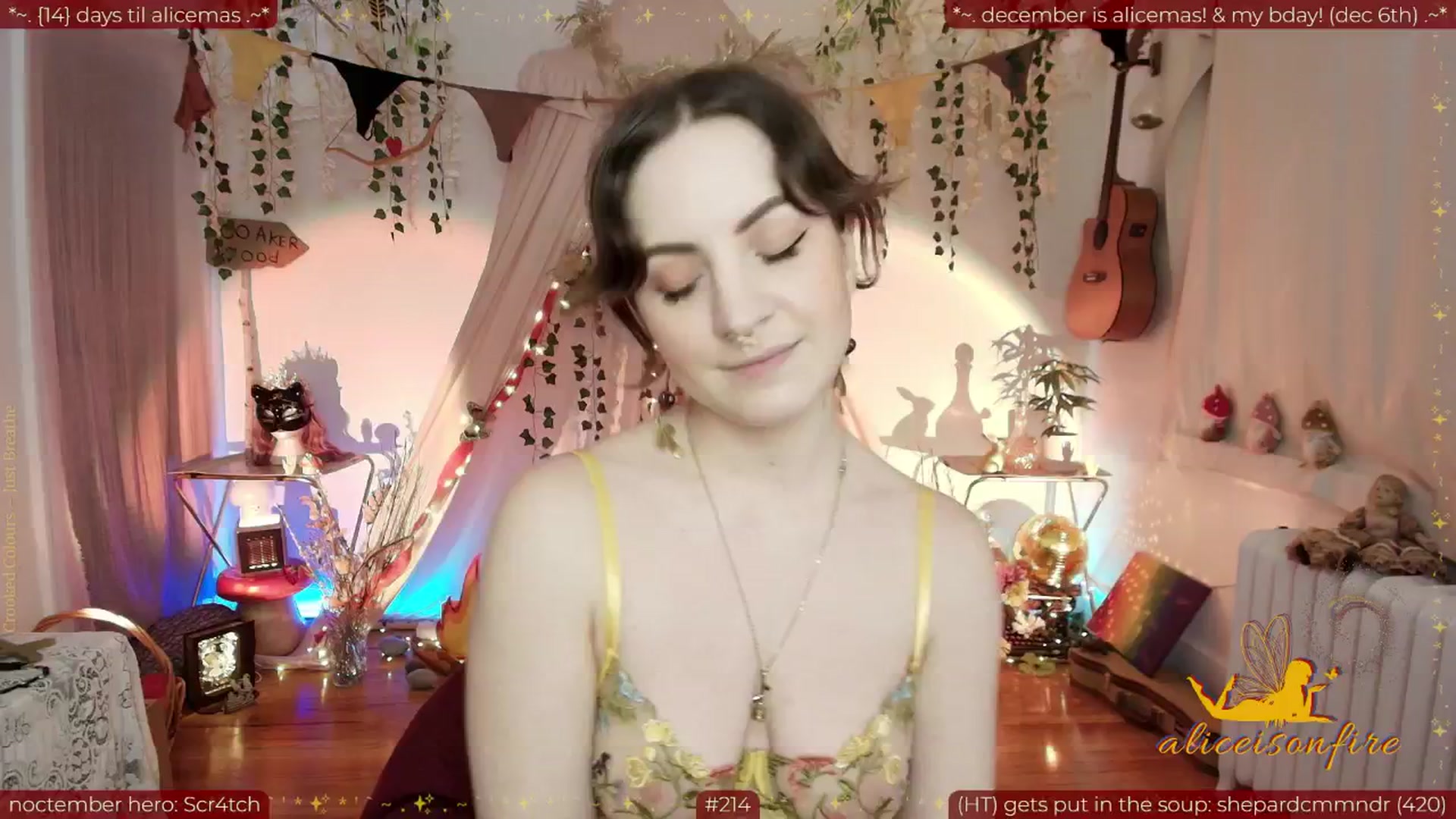 Gallery image thumbnail from aliceisonfire's myfreecams stream on, 11/17/2025, 07:05 image 9 of 20