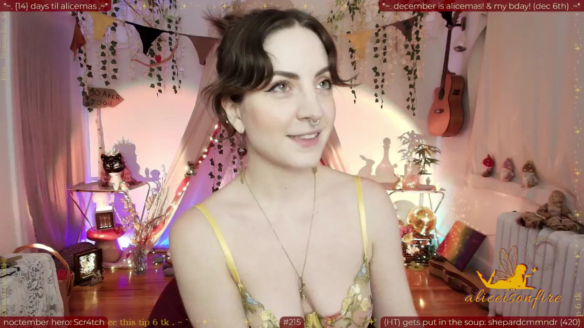 Gallery image thumbnail from aliceisonfire's myfreecams stream on, 11/17/2025, 07:05 image 20 of 20
