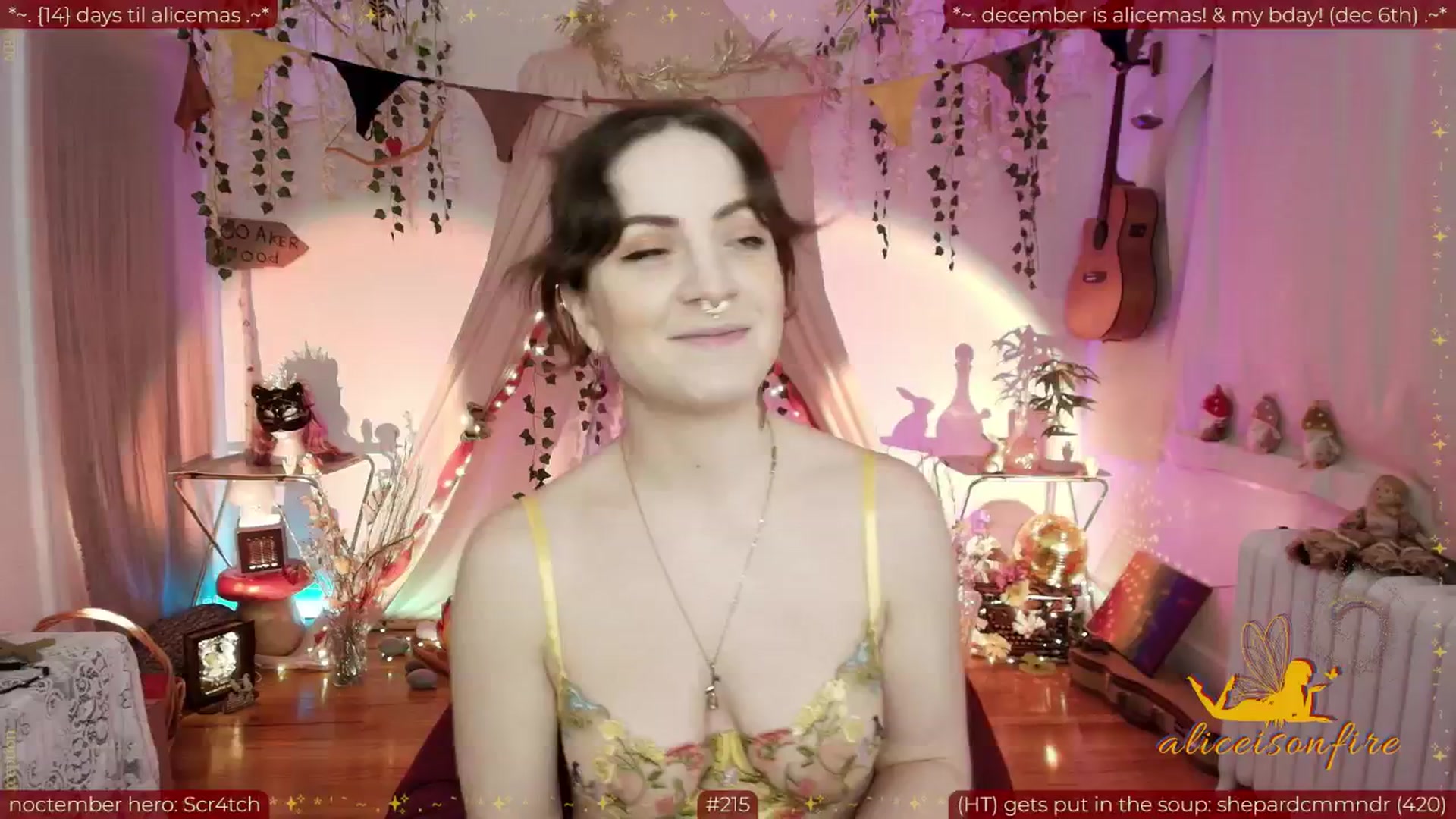 Gallery image thumbnail from aliceisonfire's myfreecams stream on, 11/17/2025, 07:05 image 14 of 20