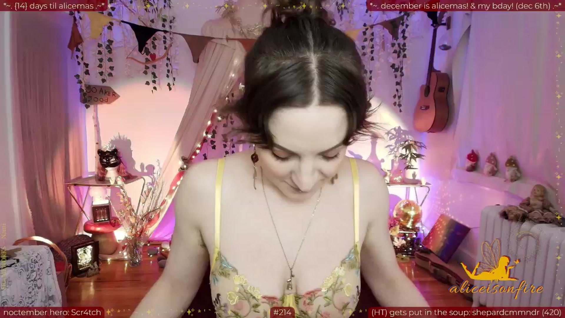 Gallery image thumbnail from aliceisonfire's myfreecams stream on, 11/17/2025, 07:05 image 8 of 20