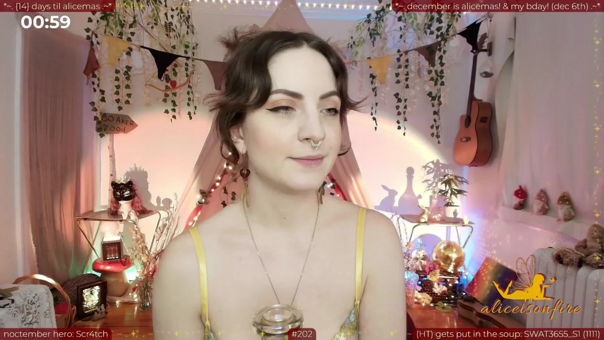 Gallery image thumbnail from aliceisonfire's myfreecams stream on, 11/17/2025, 11:12 image 6 of 20