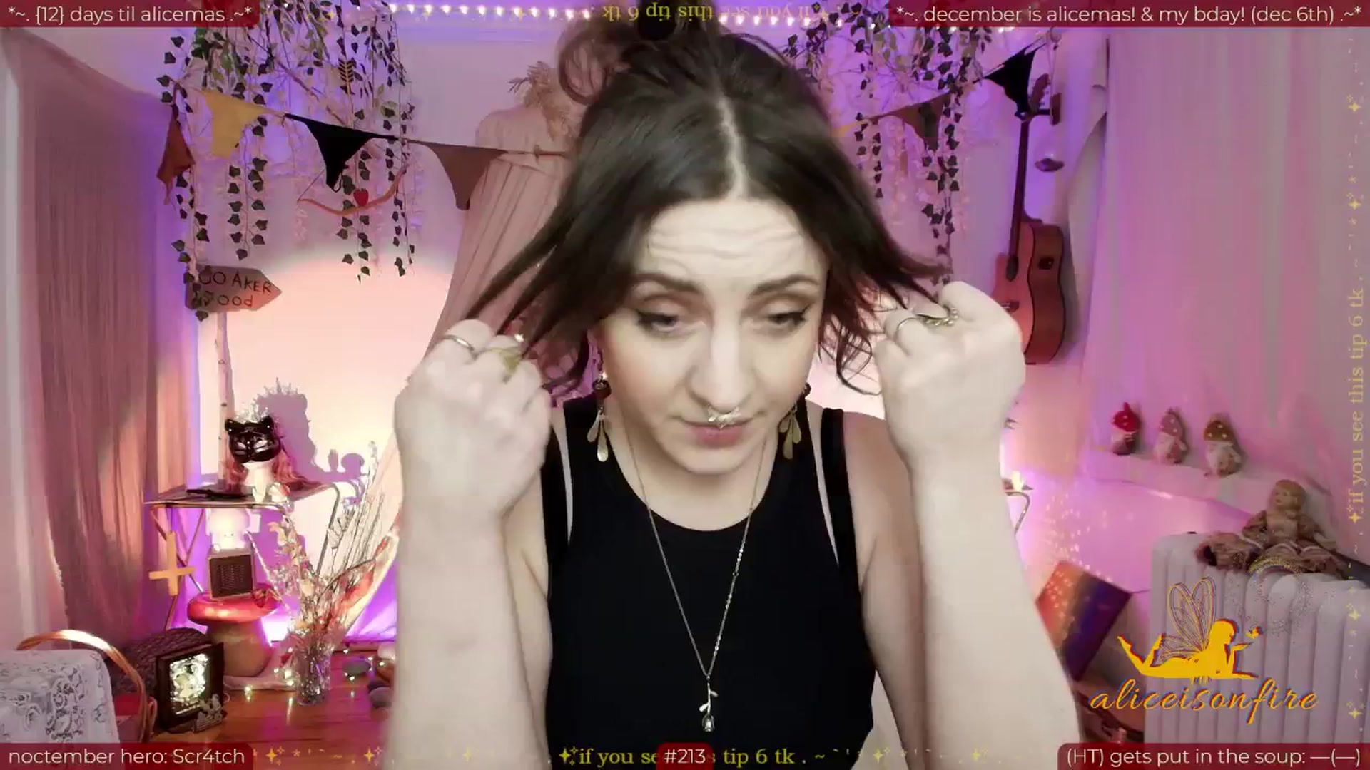 Gallery image thumbnail from aliceisonfire's myfreecams stream on, 11/19/2025, 06:57 image 1 of 20