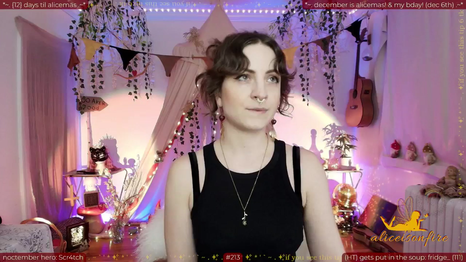 Gallery image thumbnail from aliceisonfire's myfreecams stream on, 11/19/2025, 06:57 image 17 of 20