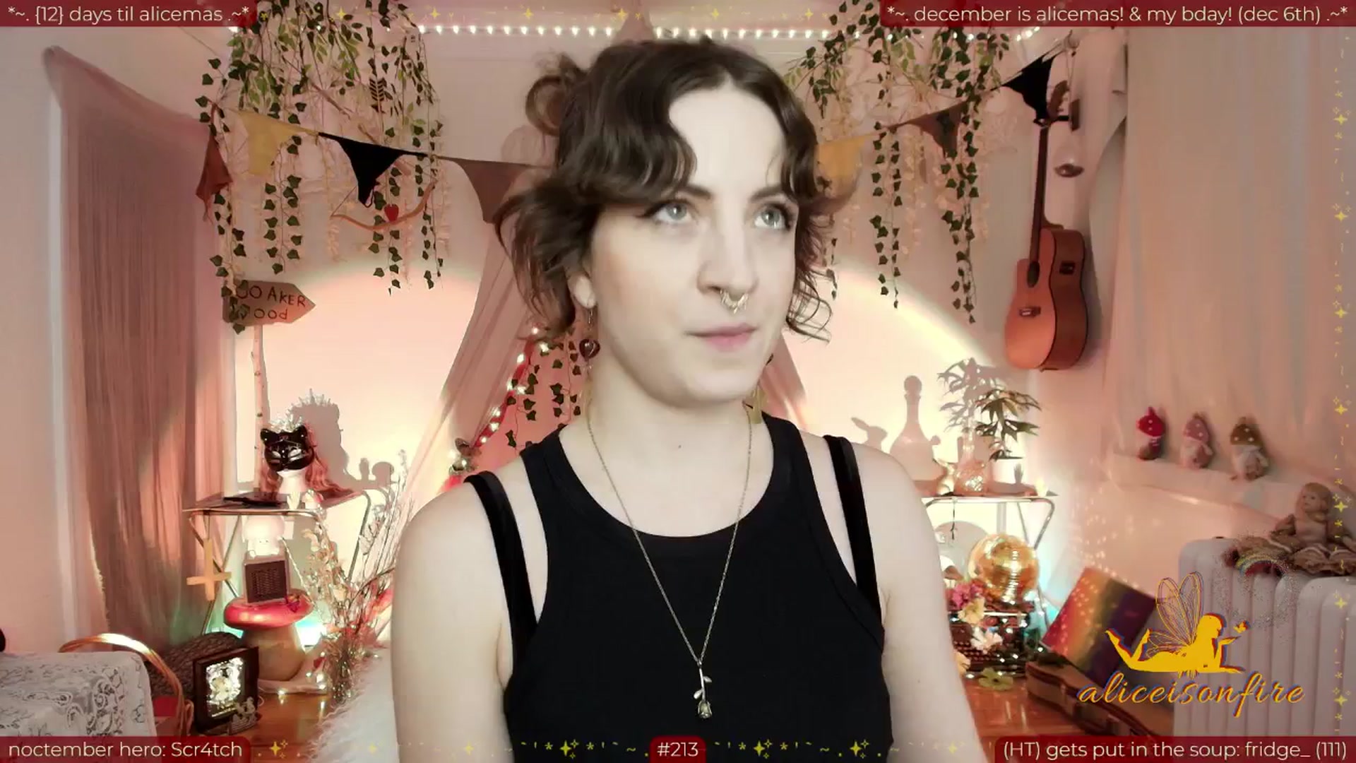 Gallery image thumbnail from aliceisonfire's myfreecams stream on, 11/19/2025, 06:57 image 19 of 20