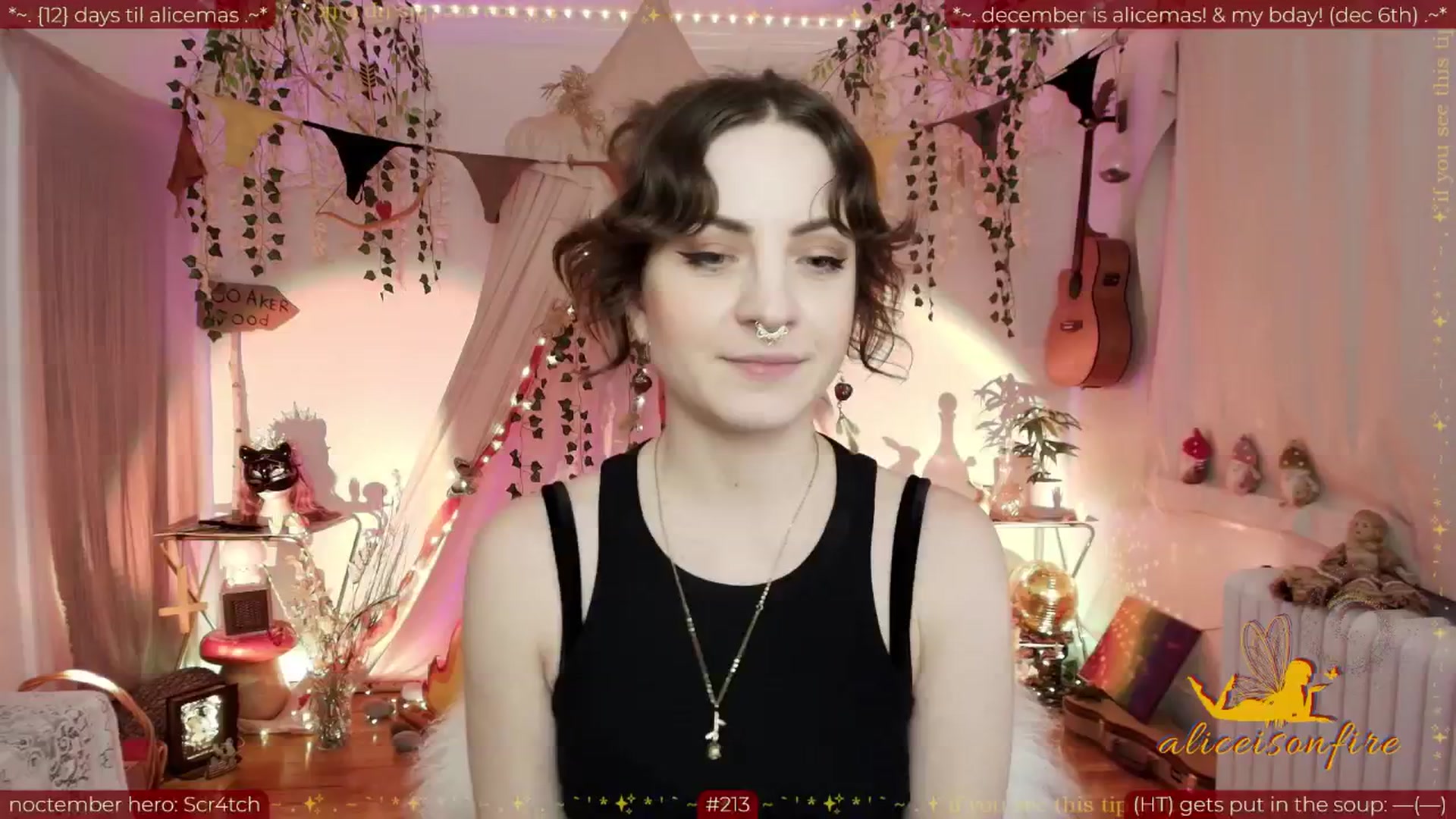 Gallery image thumbnail from aliceisonfire's myfreecams stream on, 11/19/2025, 06:57 image 2 of 20