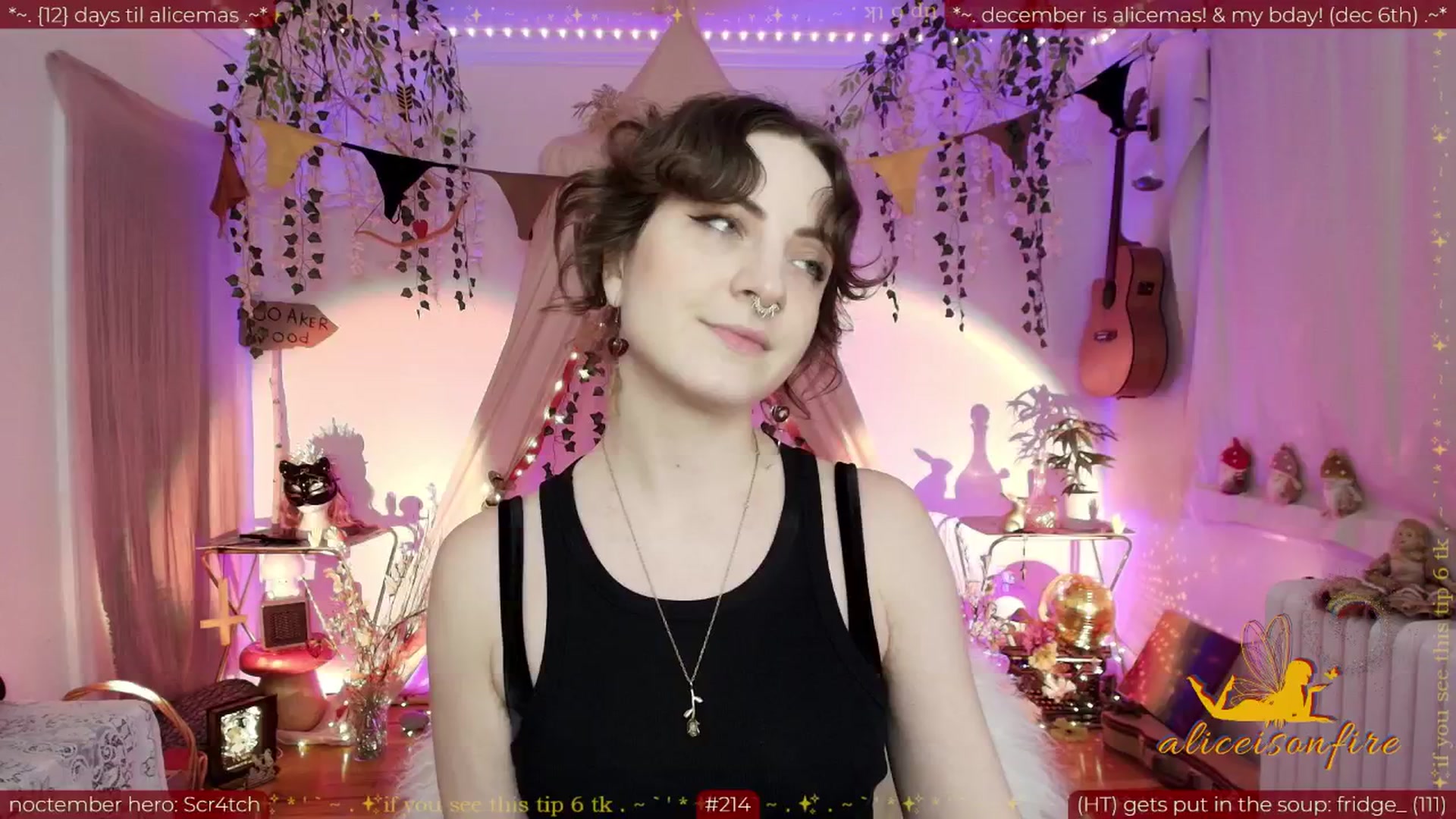 Gallery image thumbnail from aliceisonfire's myfreecams stream on, 11/19/2025, 11:07 image 3 of 20