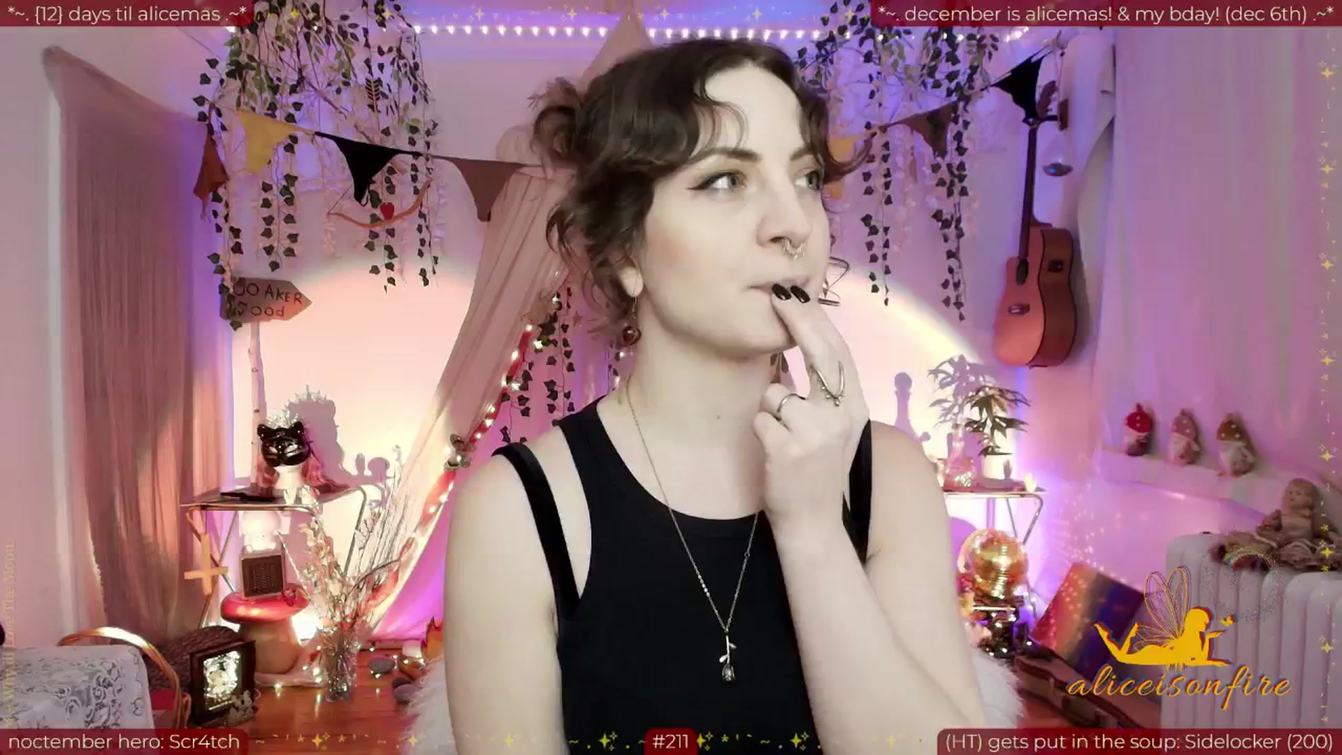 Gallery image thumbnail from aliceisonfire's myfreecams stream on, 11/19/2025, 11:07 image 9 of 20