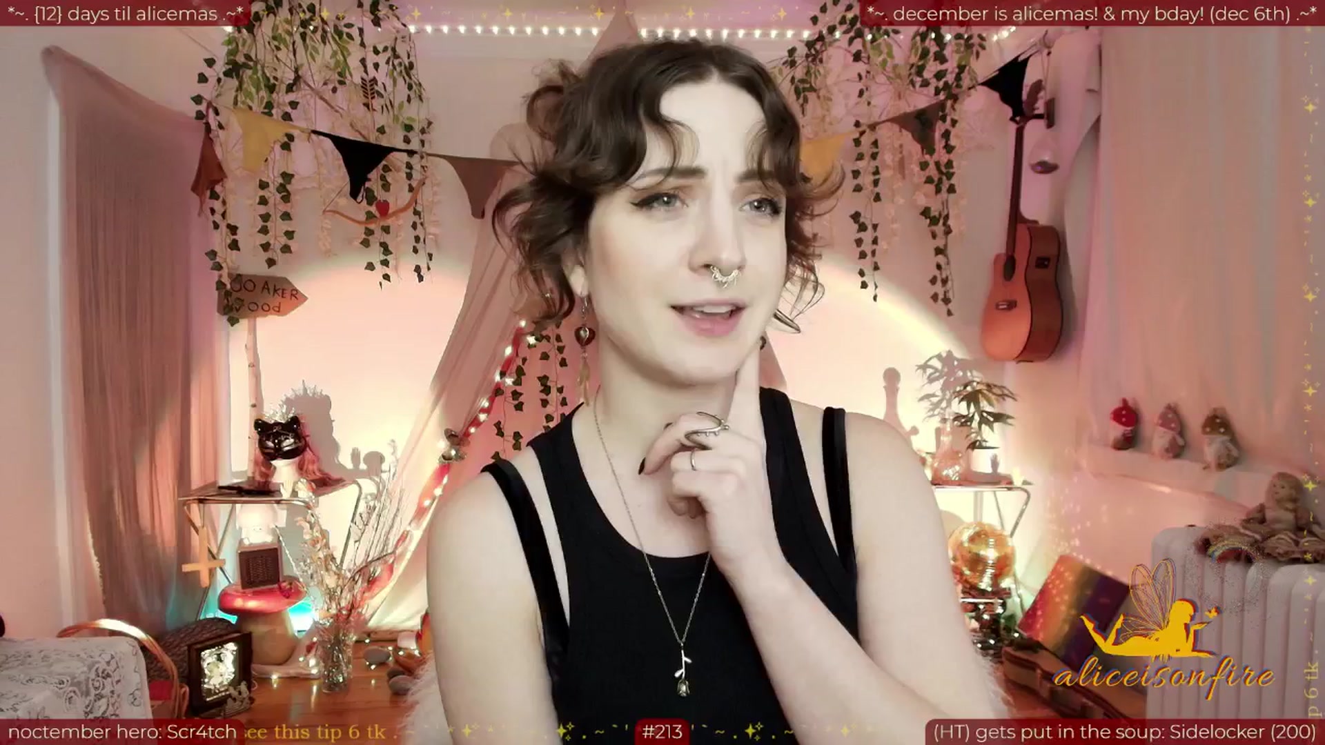 Gallery image thumbnail from aliceisonfire's myfreecams stream on, 11/19/2025, 11:07 image 5 of 20