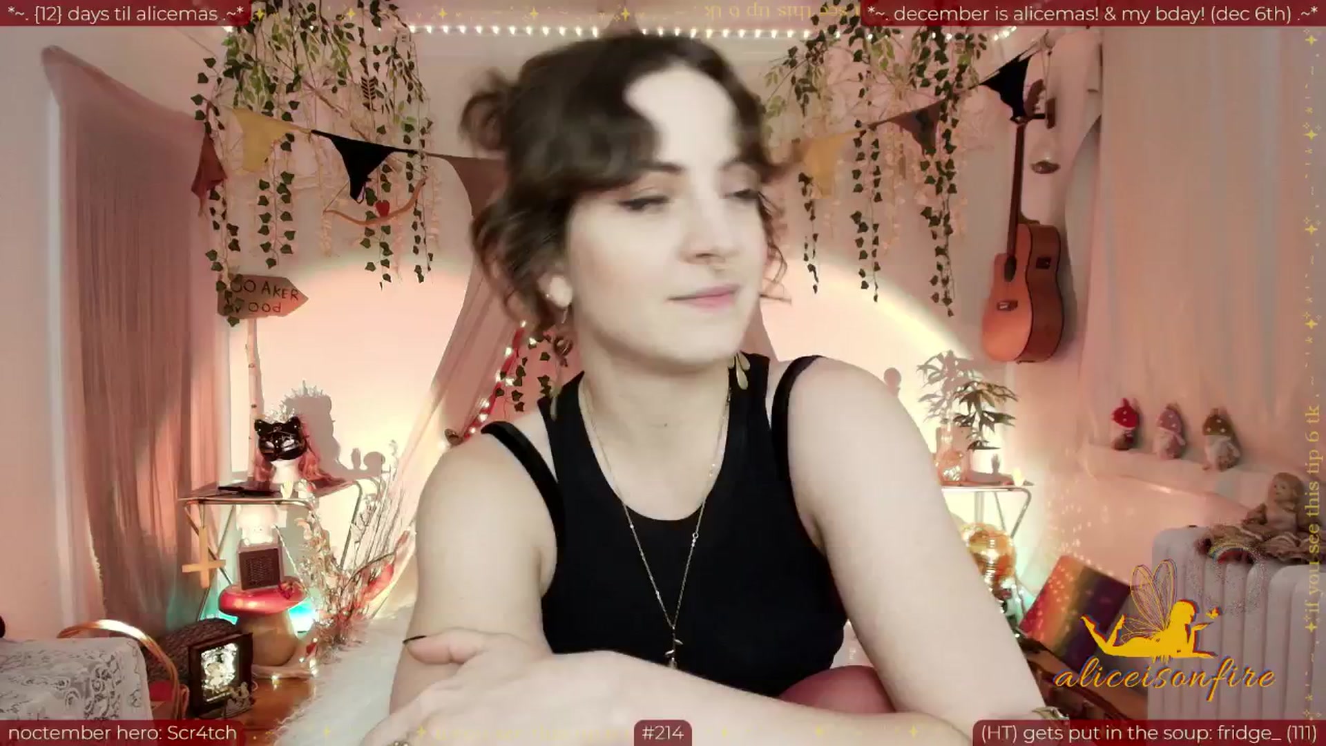 Gallery image thumbnail from aliceisonfire's myfreecams stream on, 11/19/2025, 11:07 image 2 of 20