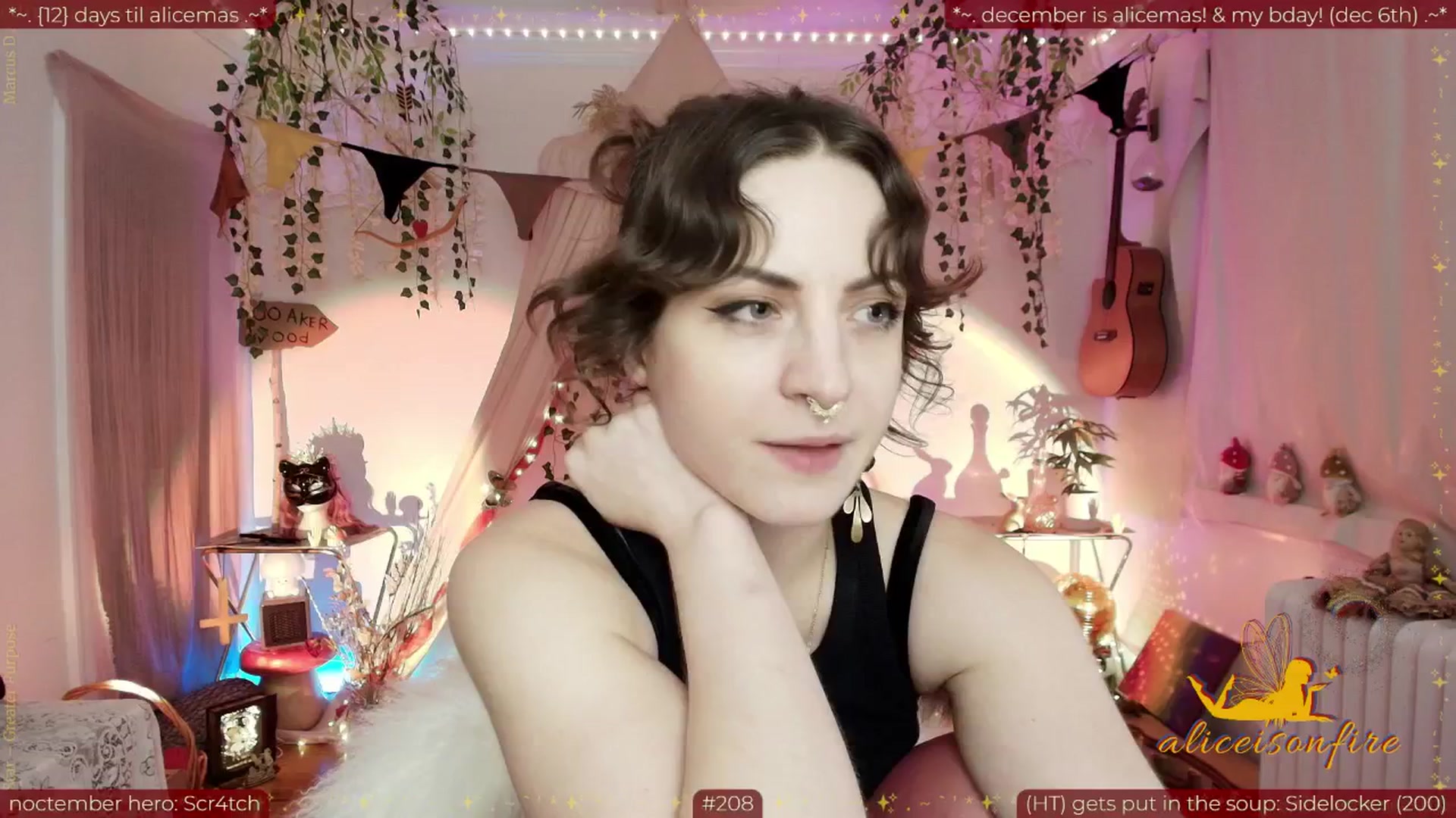 Gallery image thumbnail from aliceisonfire's myfreecams stream on, 11/19/2025, 11:07 image 11 of 20