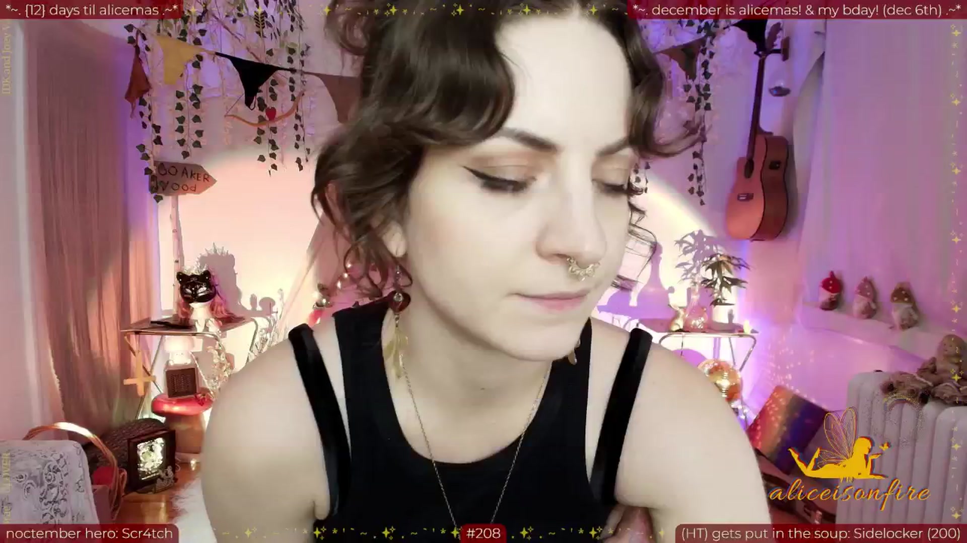 Gallery image thumbnail from aliceisonfire's myfreecams stream on, 11/19/2025, 11:07 image 12 of 20