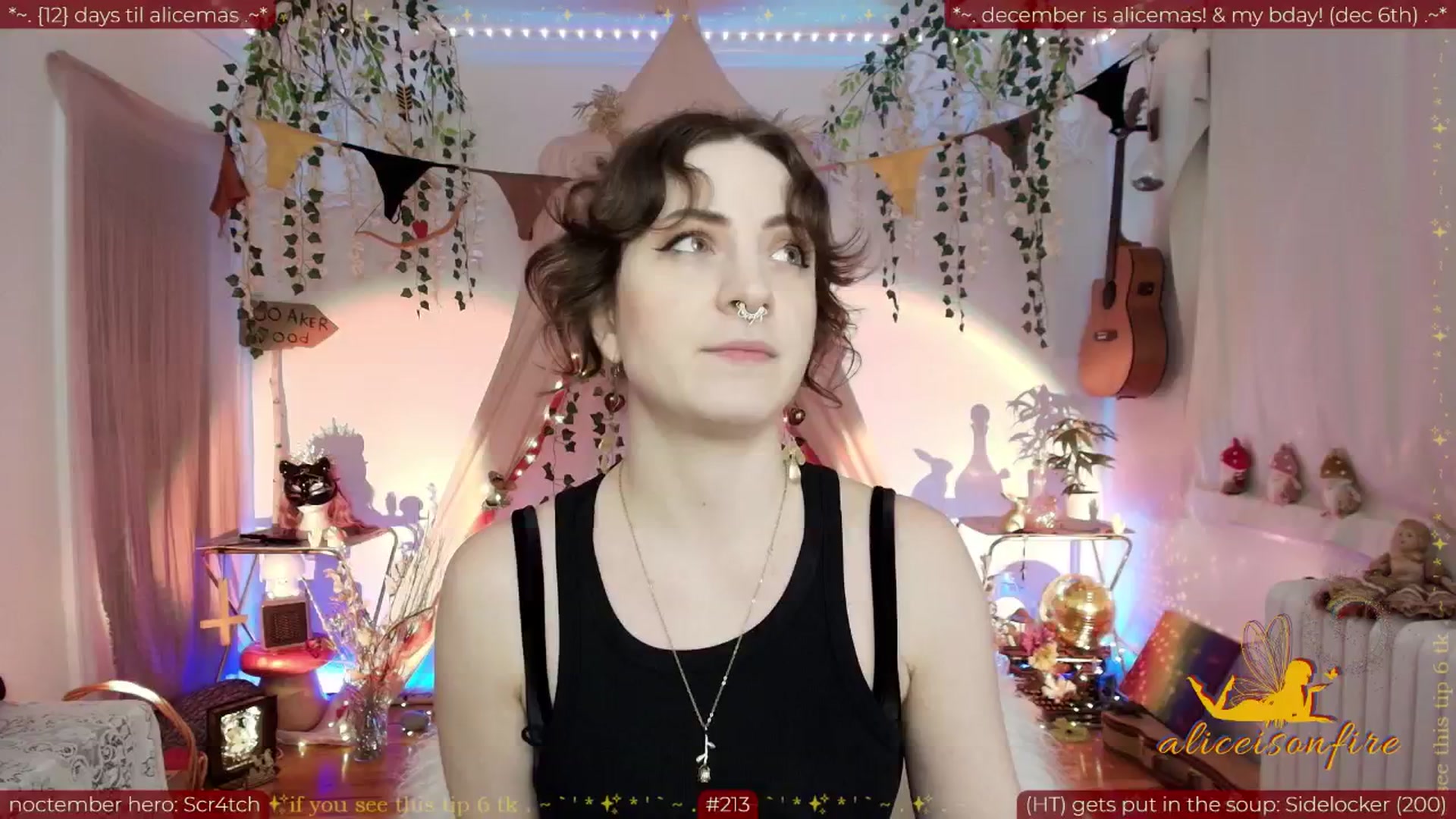 Gallery image thumbnail from aliceisonfire's myfreecams stream on, 11/19/2025, 11:07 image 4 of 20