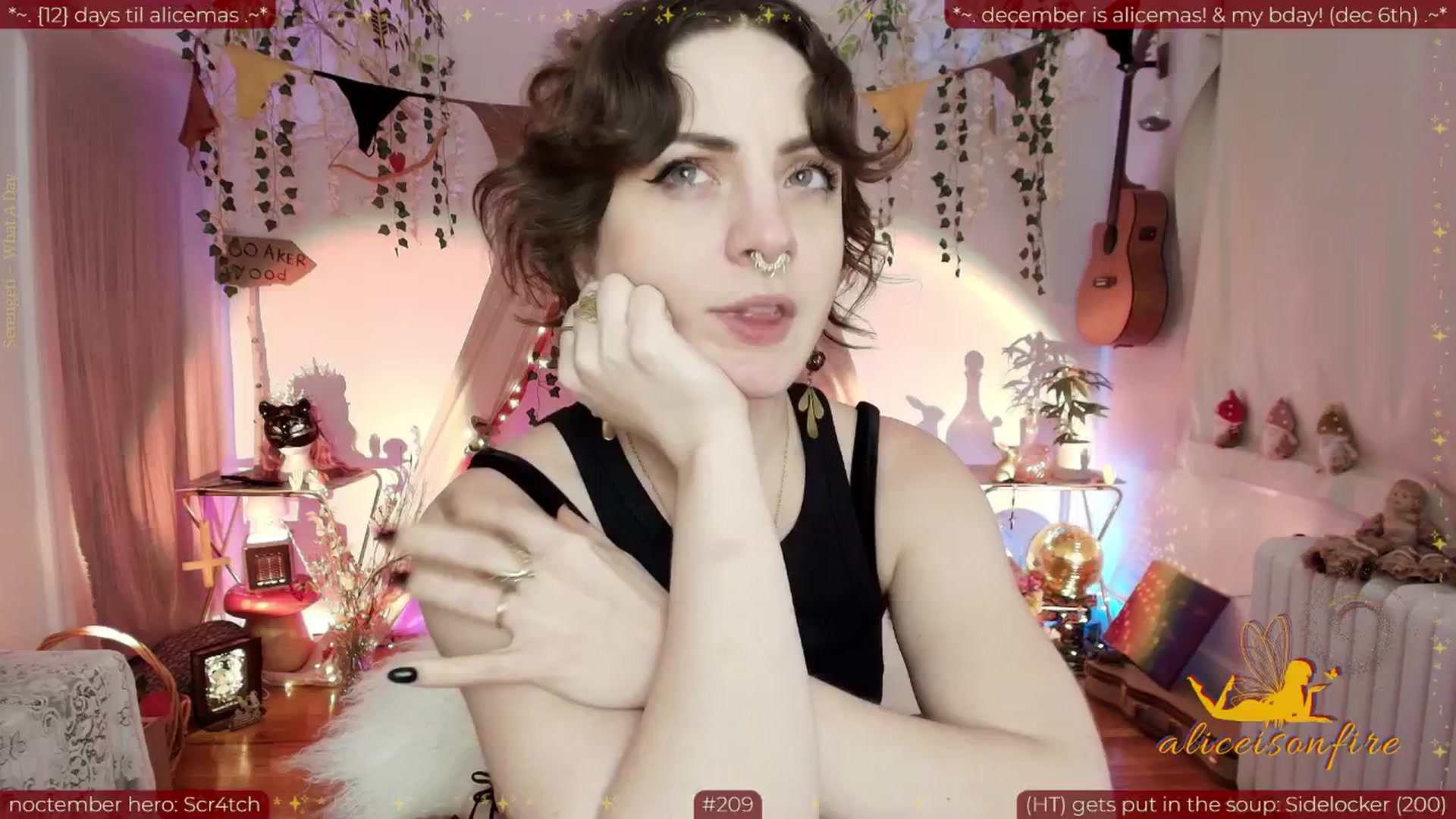 Gallery image thumbnail from aliceisonfire's myfreecams stream on, 11/19/2025, 11:07 image 19 of 20