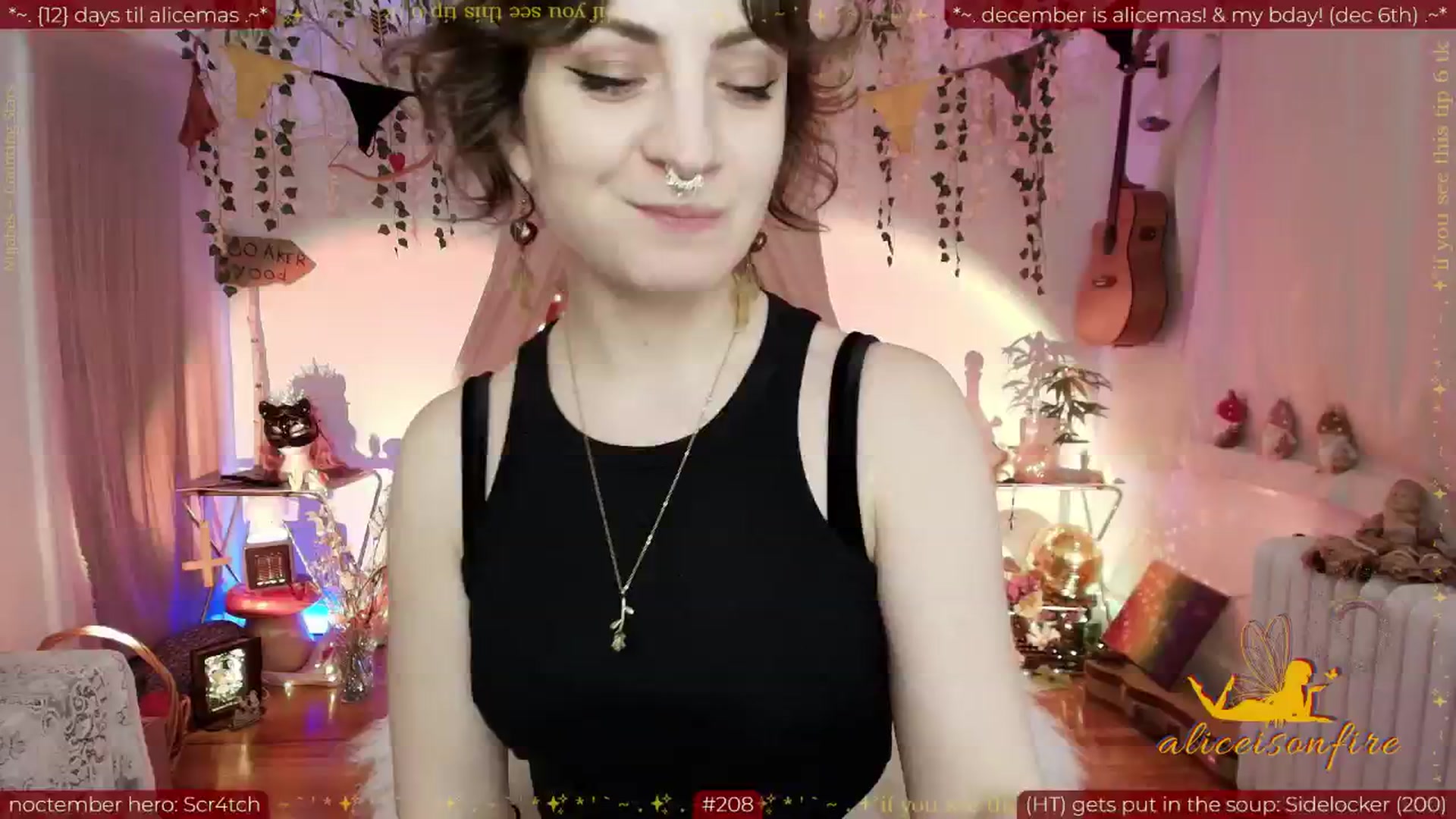 Gallery image thumbnail from aliceisonfire's myfreecams stream on, 11/19/2025, 11:07 image 17 of 20
