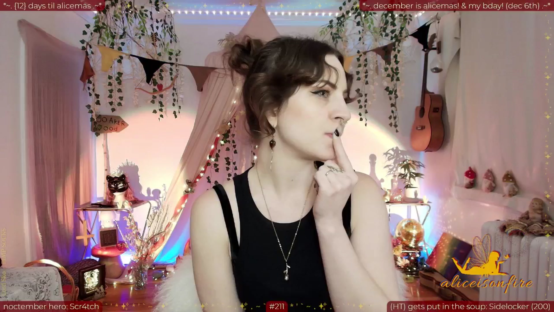 Gallery image thumbnail from aliceisonfire's myfreecams stream on, 11/19/2025, 11:07 image 7 of 20