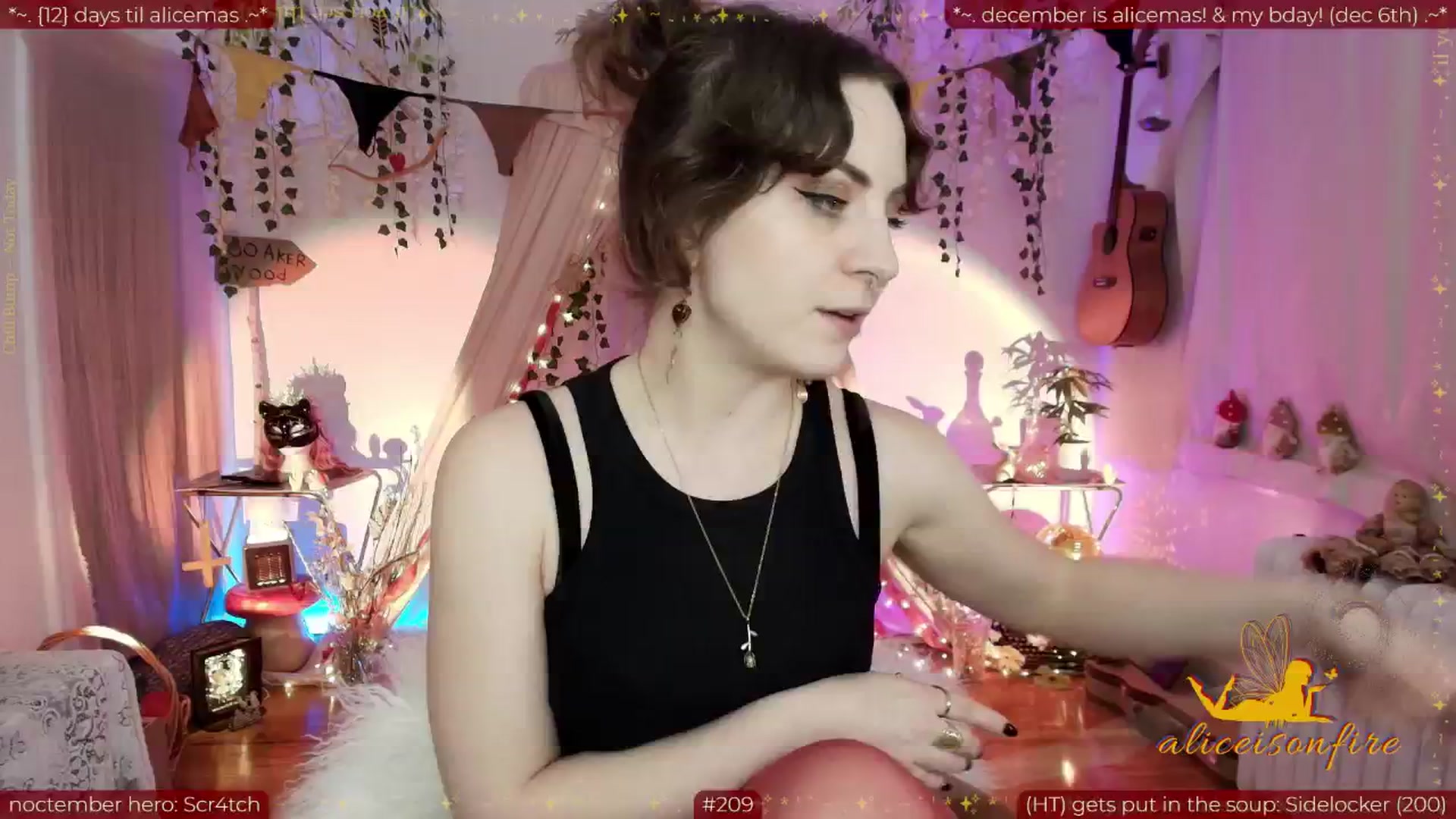 Gallery image thumbnail from aliceisonfire's myfreecams stream on, 11/19/2025, 12:07 image 2 of 20
