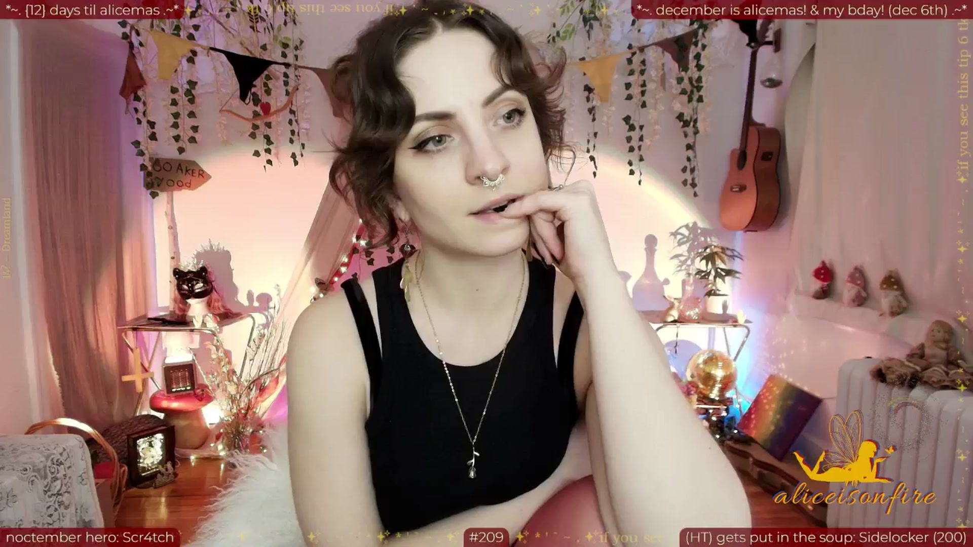 Gallery image thumbnail from aliceisonfire's myfreecams stream on, 11/19/2025, 12:07 image 4 of 20