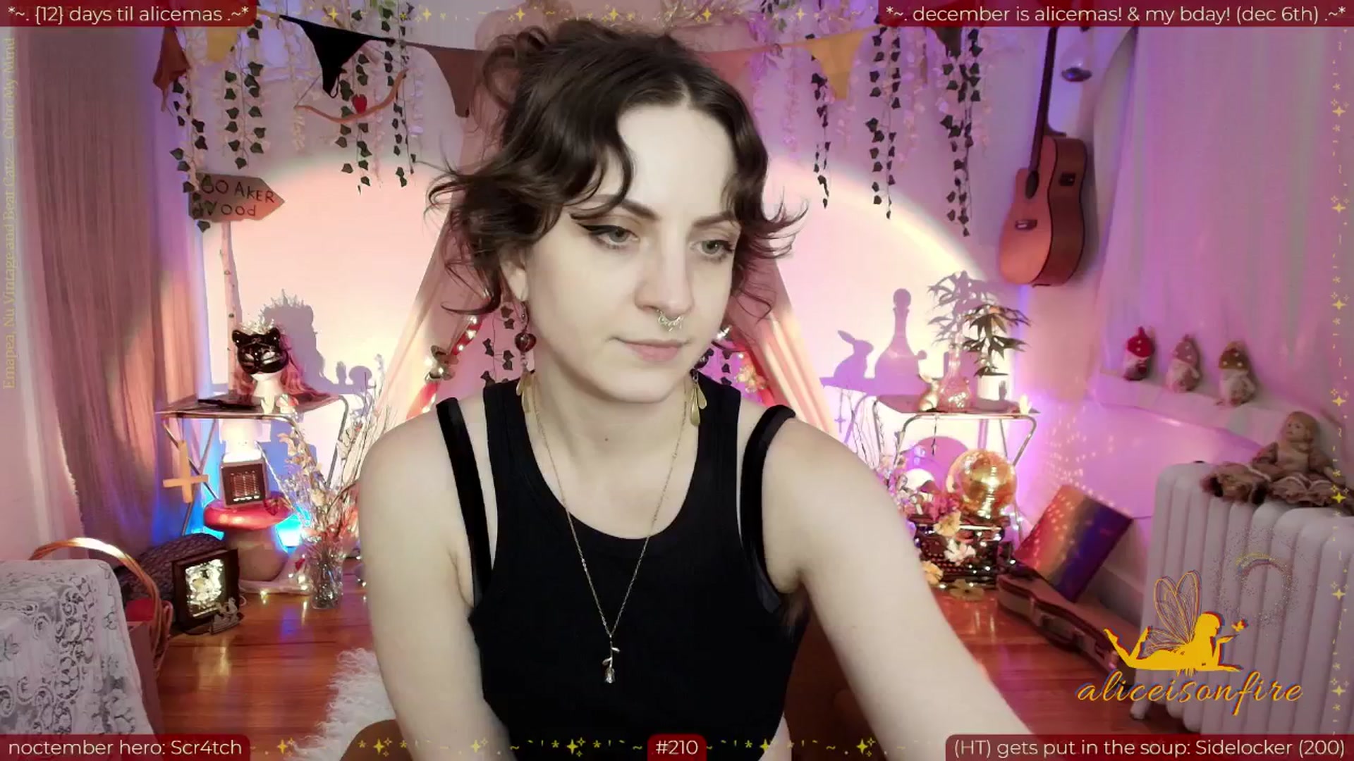 Gallery image thumbnail from aliceisonfire's myfreecams stream on, 11/19/2025, 12:07 image 17 of 20