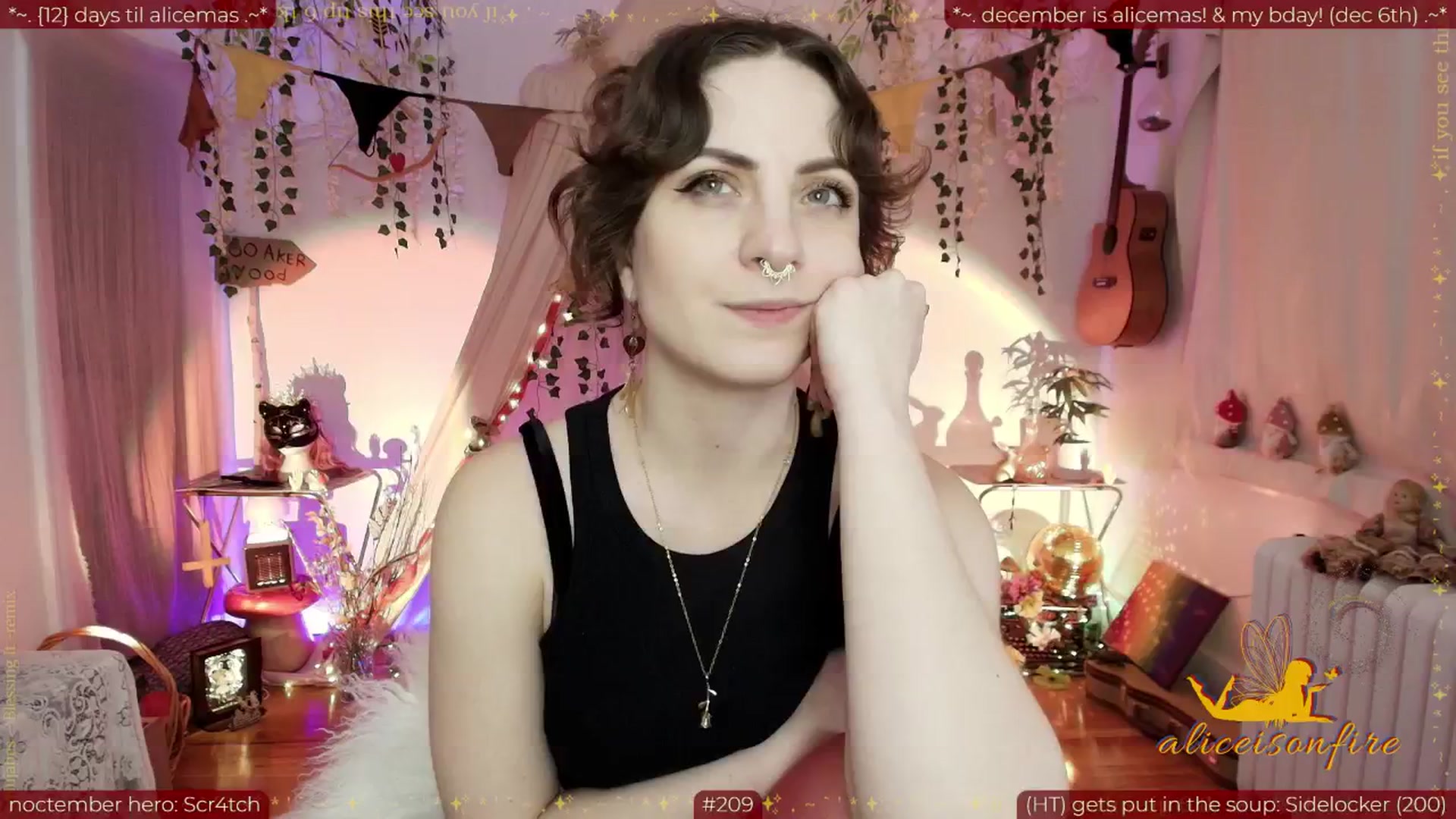 Gallery image thumbnail from aliceisonfire's myfreecams stream on, 11/19/2025, 12:07 image 3 of 20