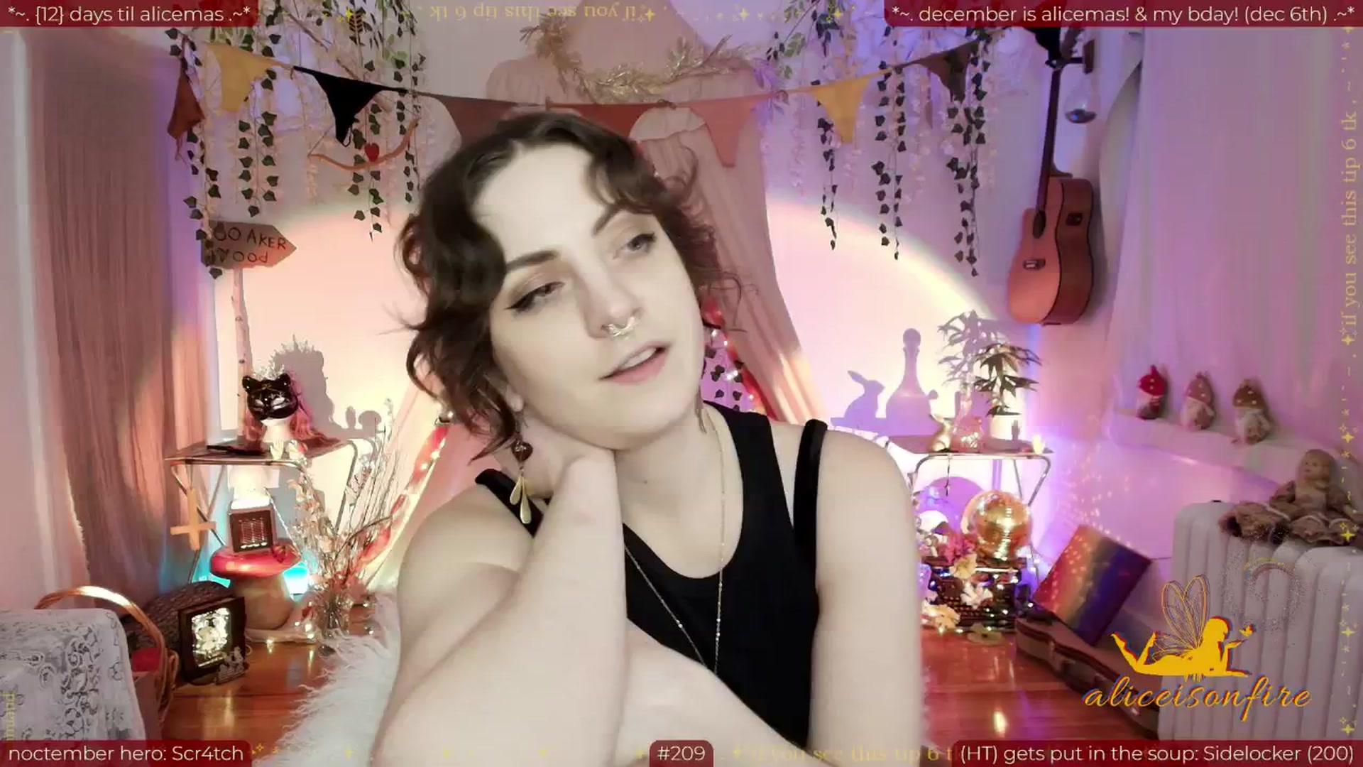 Gallery image thumbnail from aliceisonfire's myfreecams stream on, 11/19/2025, 12:07 image 5 of 20
