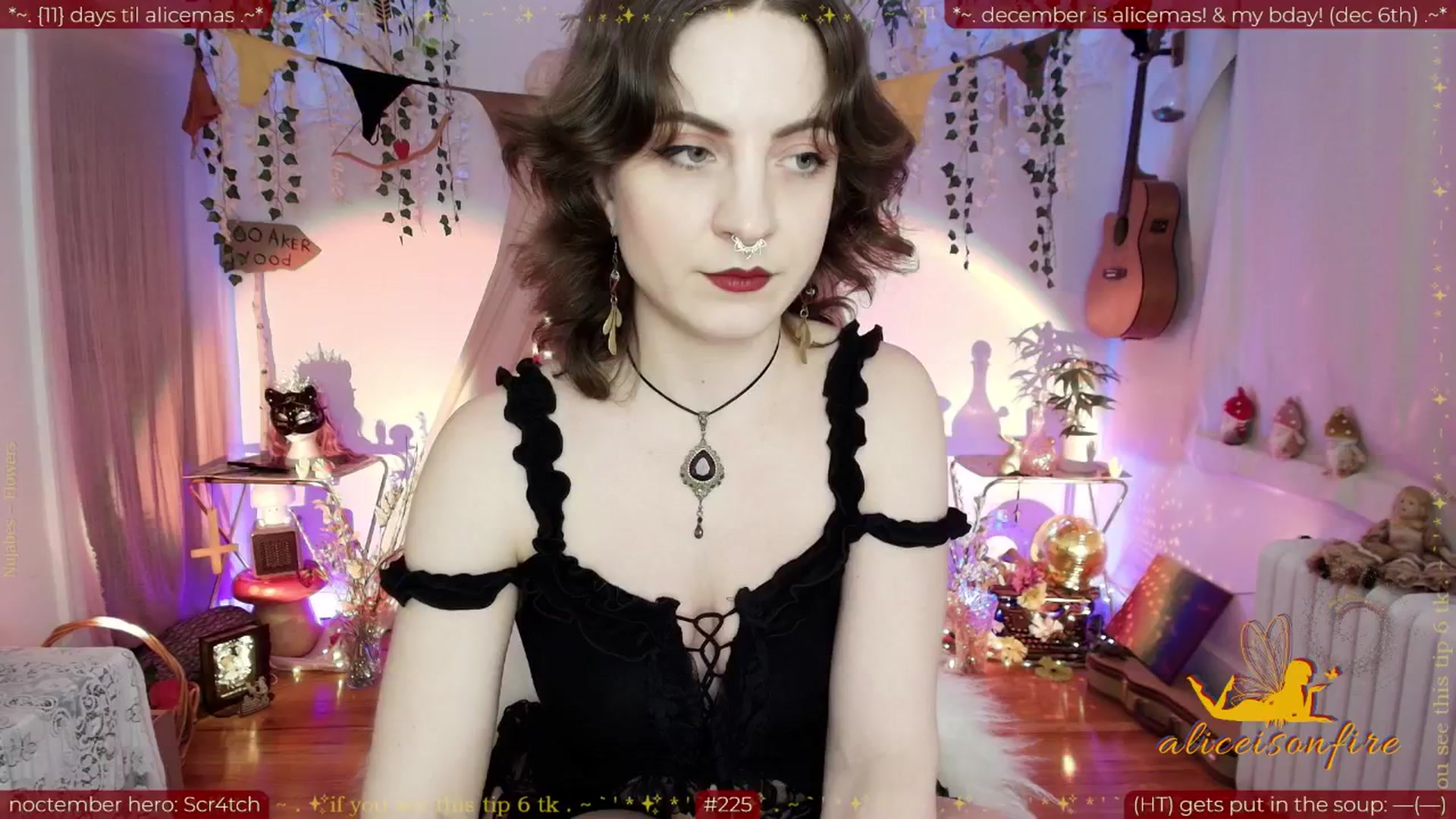 Gallery image thumbnail from aliceisonfire's myfreecams stream on, 11/20/2025, 09:04 image 7 of 20