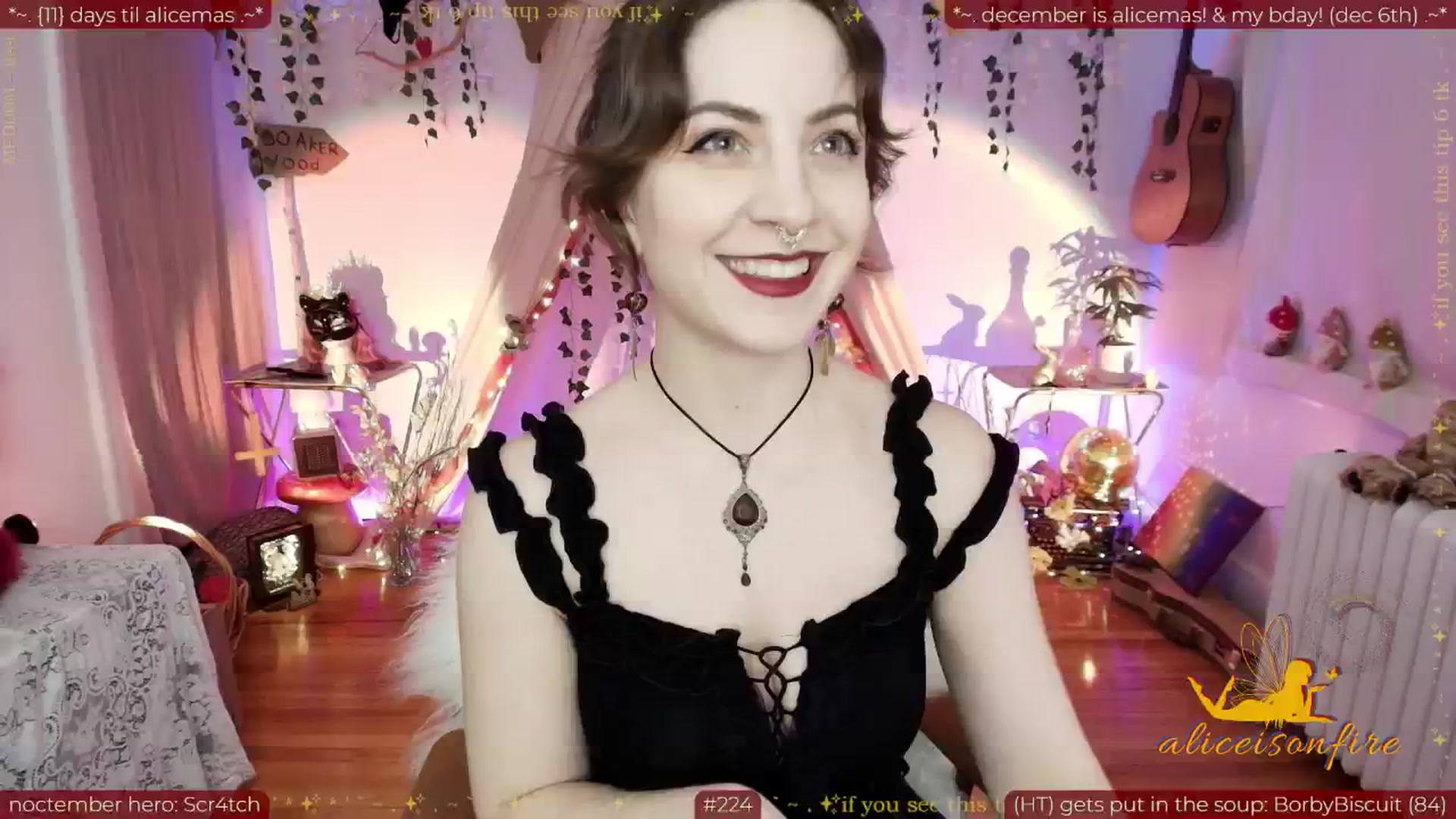 Gallery image thumbnail from aliceisonfire's myfreecams stream on, 11/20/2025, 09:04 image 13 of 20