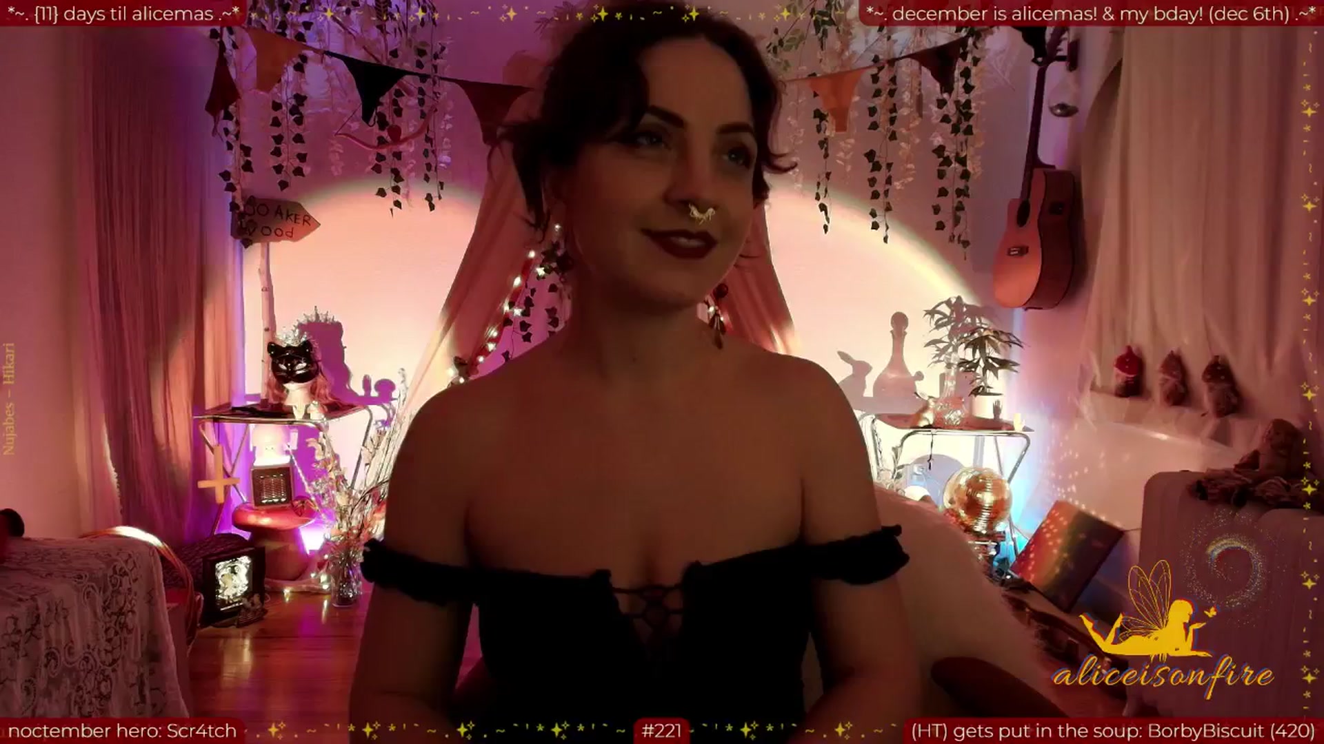 Gallery image thumbnail from aliceisonfire's myfreecams stream on, 11/20/2025, 11:35 image 13 of 20